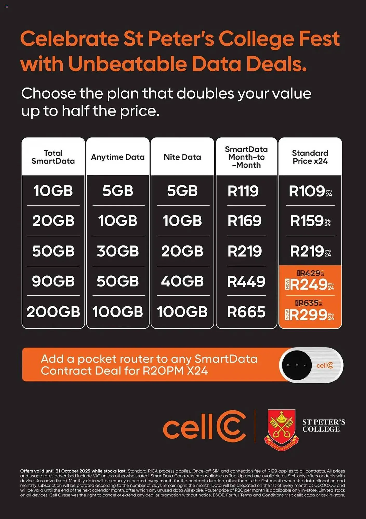 Cell C catalogue from 18 September to 31 October 2025 - Catalogue Page 2