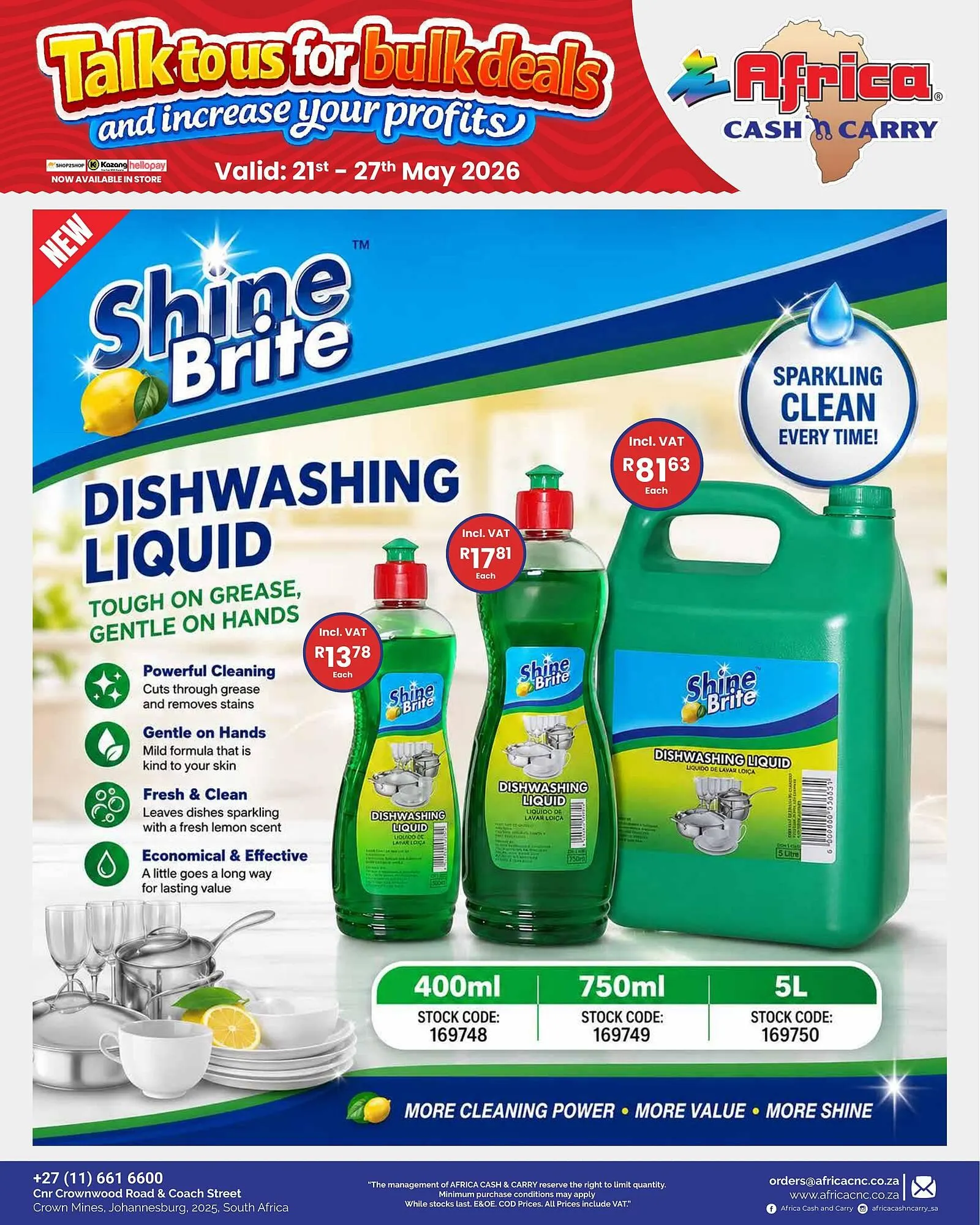 Africa Cash and Carry catalogue from 21 May to 27 May 2026 - Catalogue Page 16