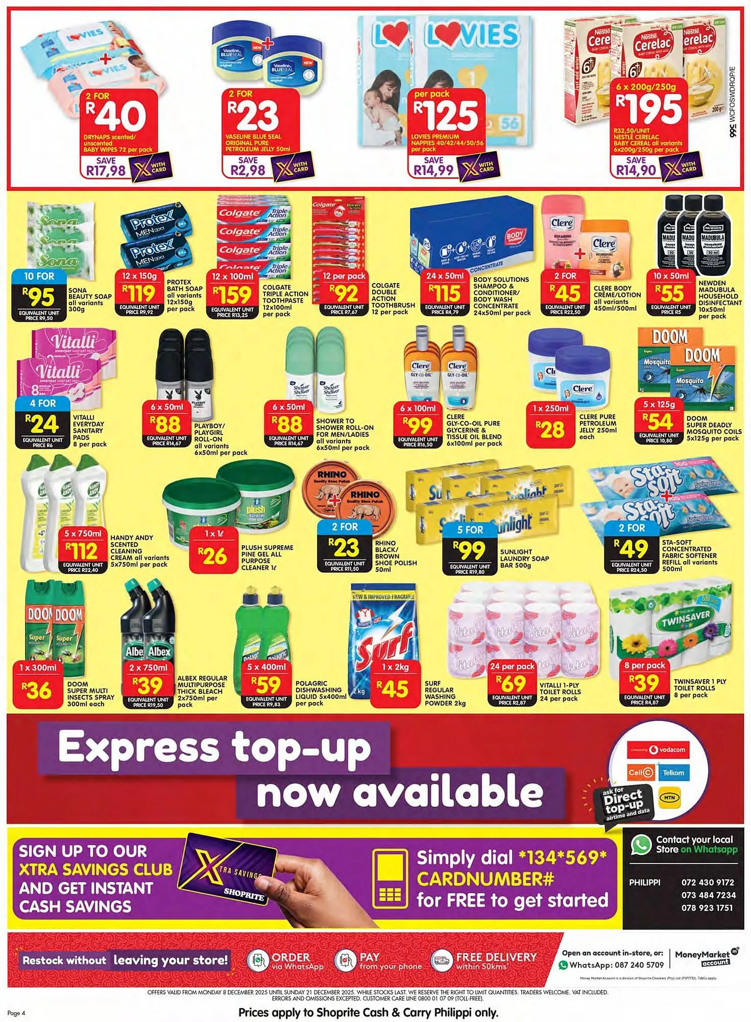 Shoprite catalogue from 8 December to 21 December 2025 - Catalogue Page 4
