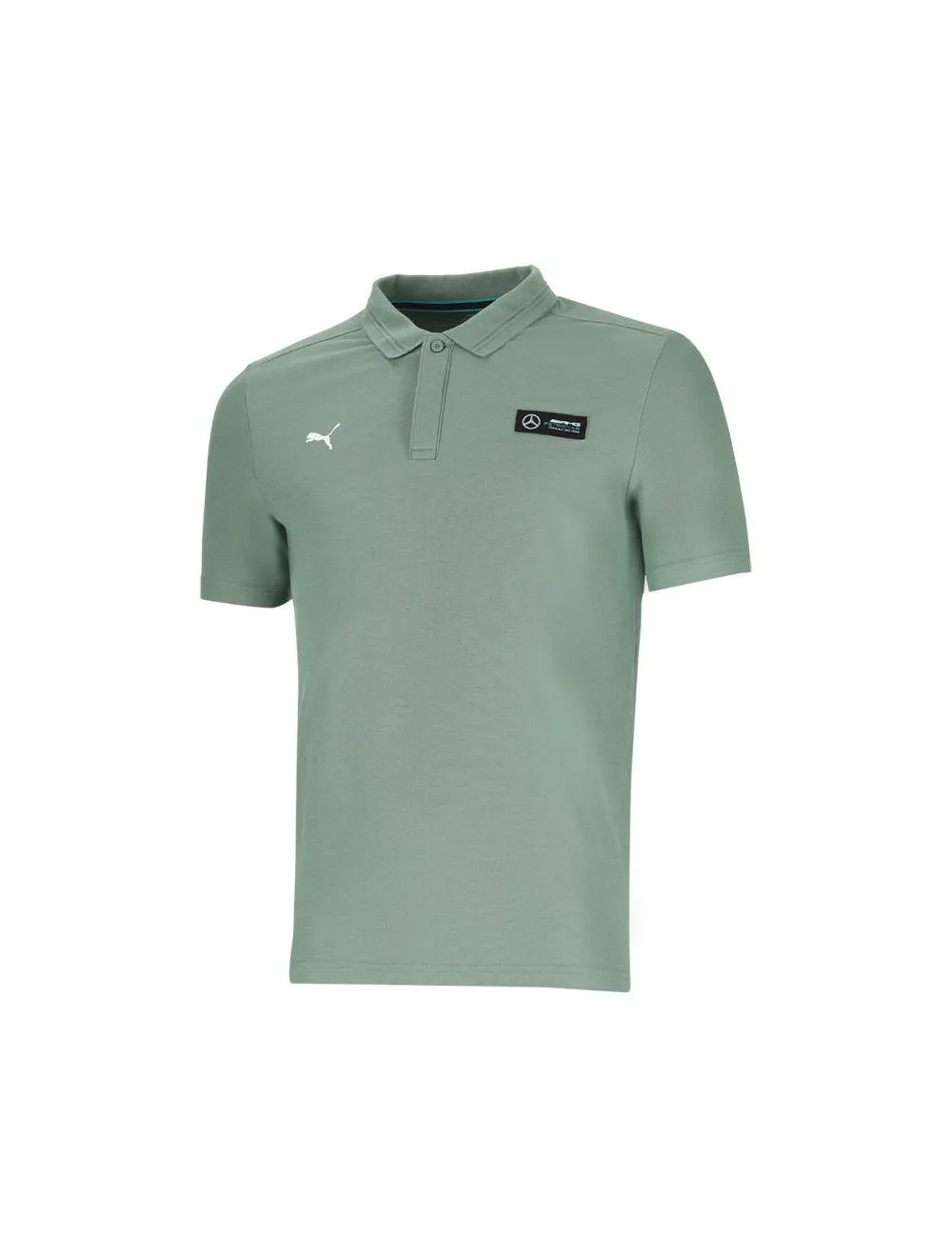 Puma MAPF1 Polo Mens Blue Green