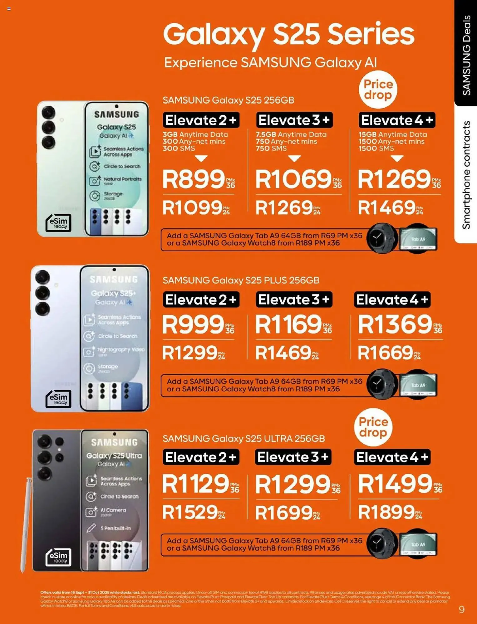 Cell C catalogue from 16 September to 31 October 2025 - Catalogue Page 9