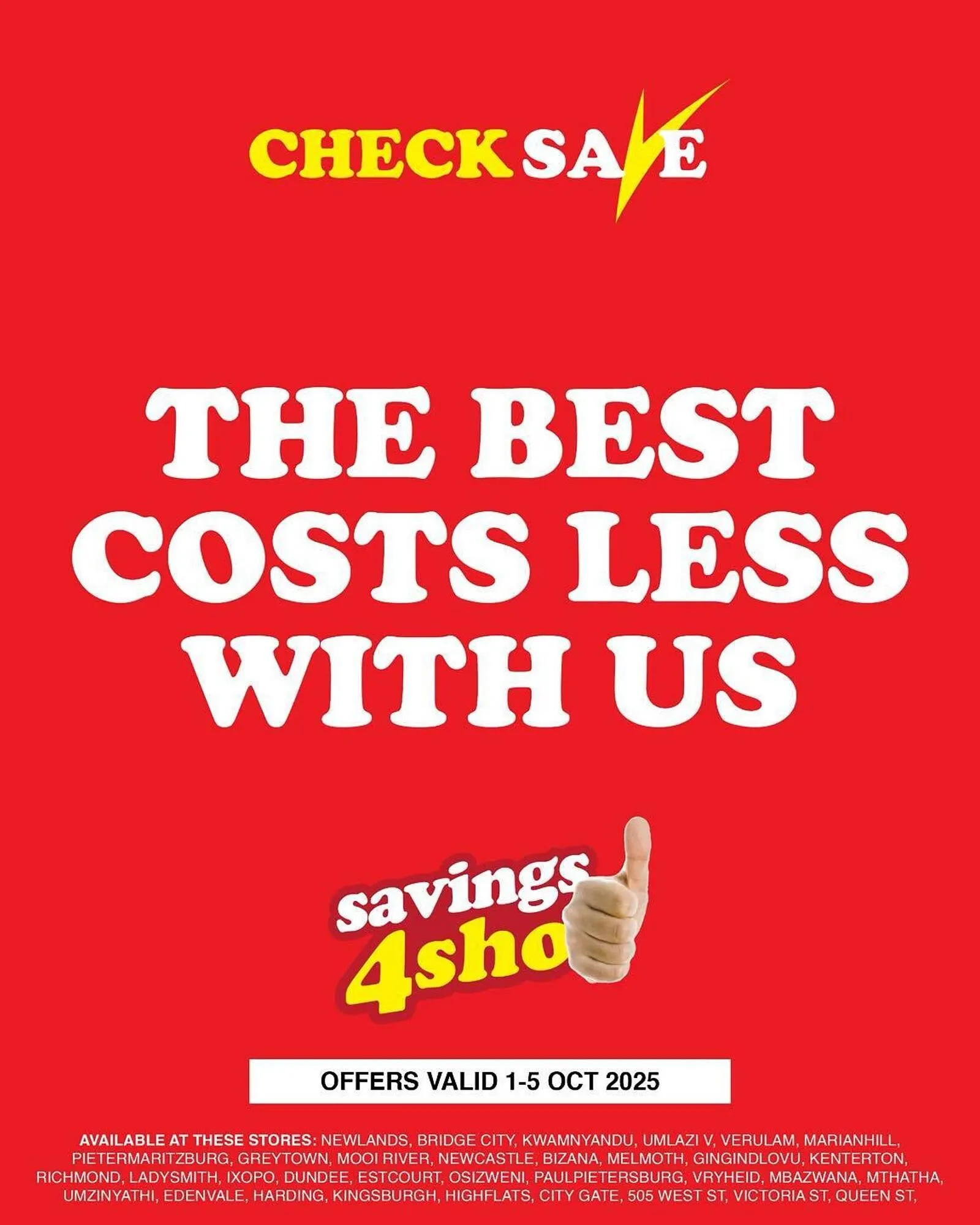 Check Save catalogue from 1 October to 5 October 2025 - Catalogue Page 1