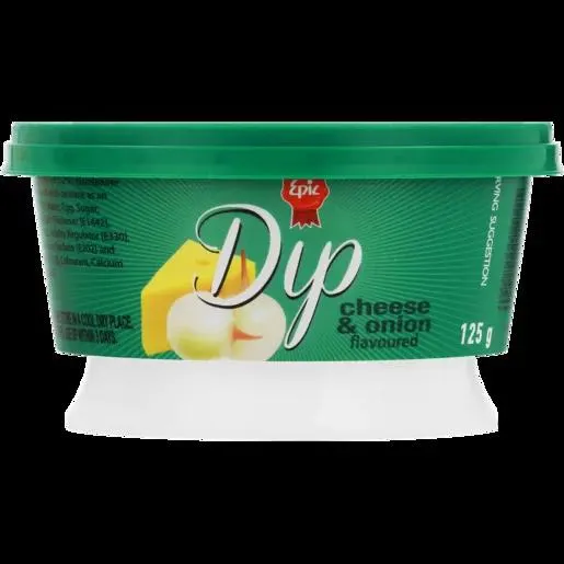 Epic Fresh Cheese & Onion Dip 125g