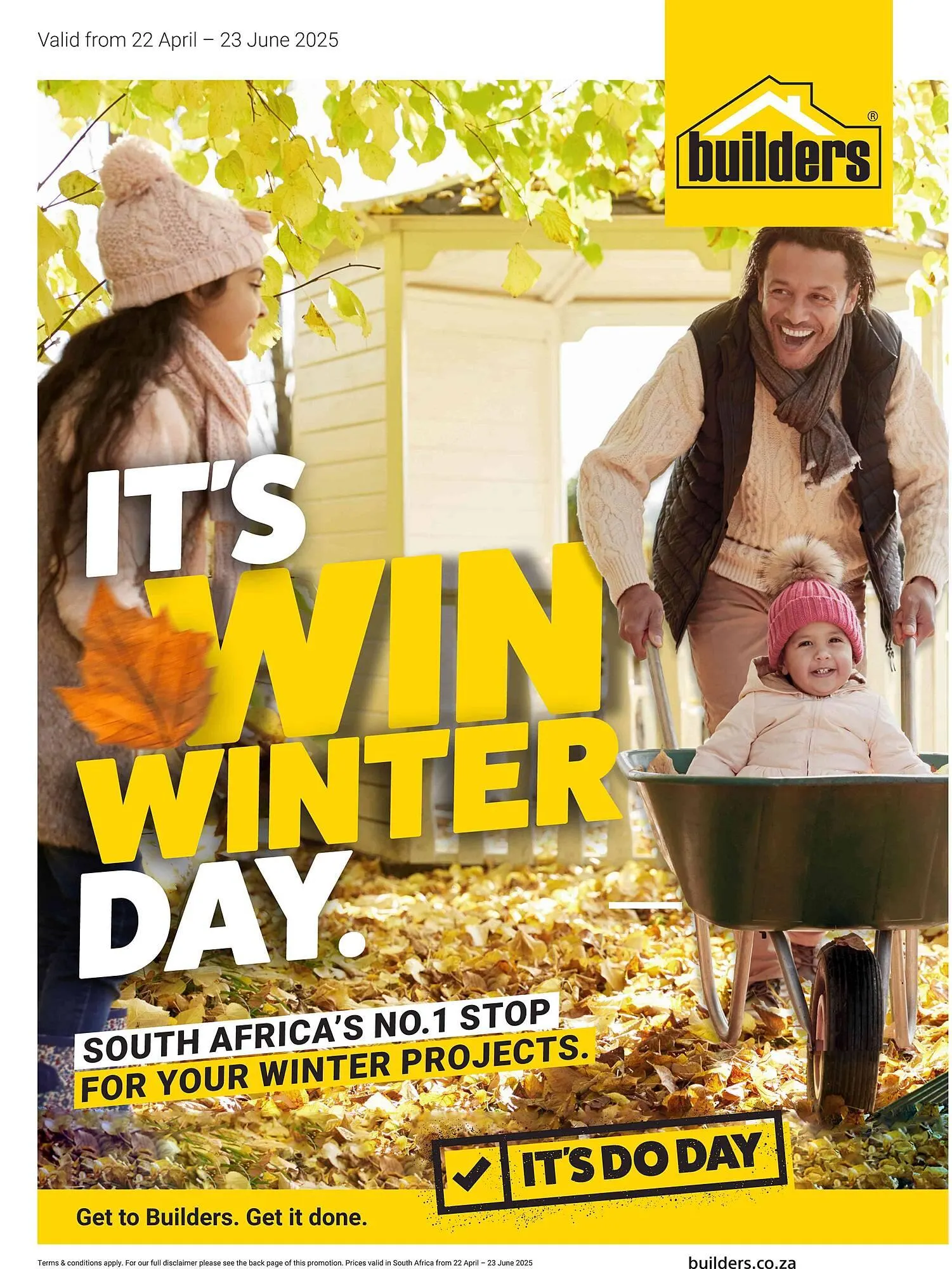 Builders Warehouse catalogue from 22 April to 23 June 2025 - Catalogue Page 1