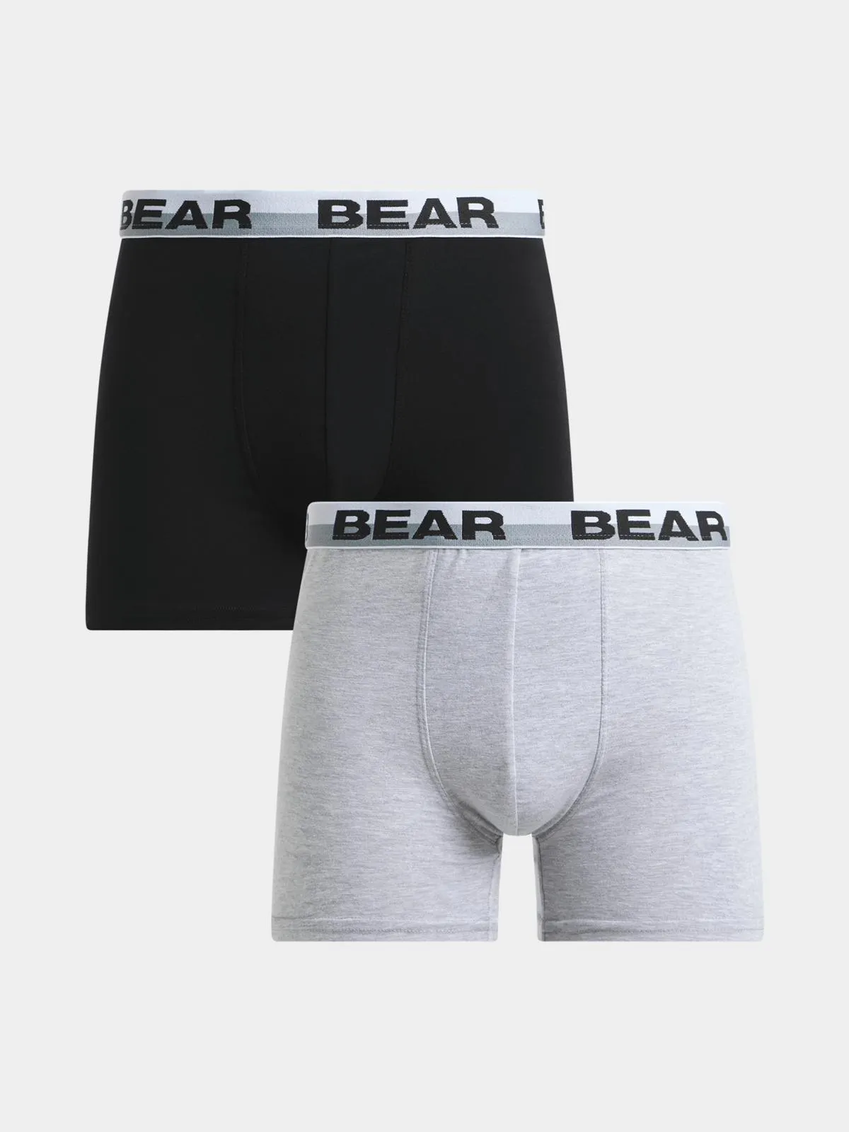 Jet Men's Black/Grey 2 Pack Trunks