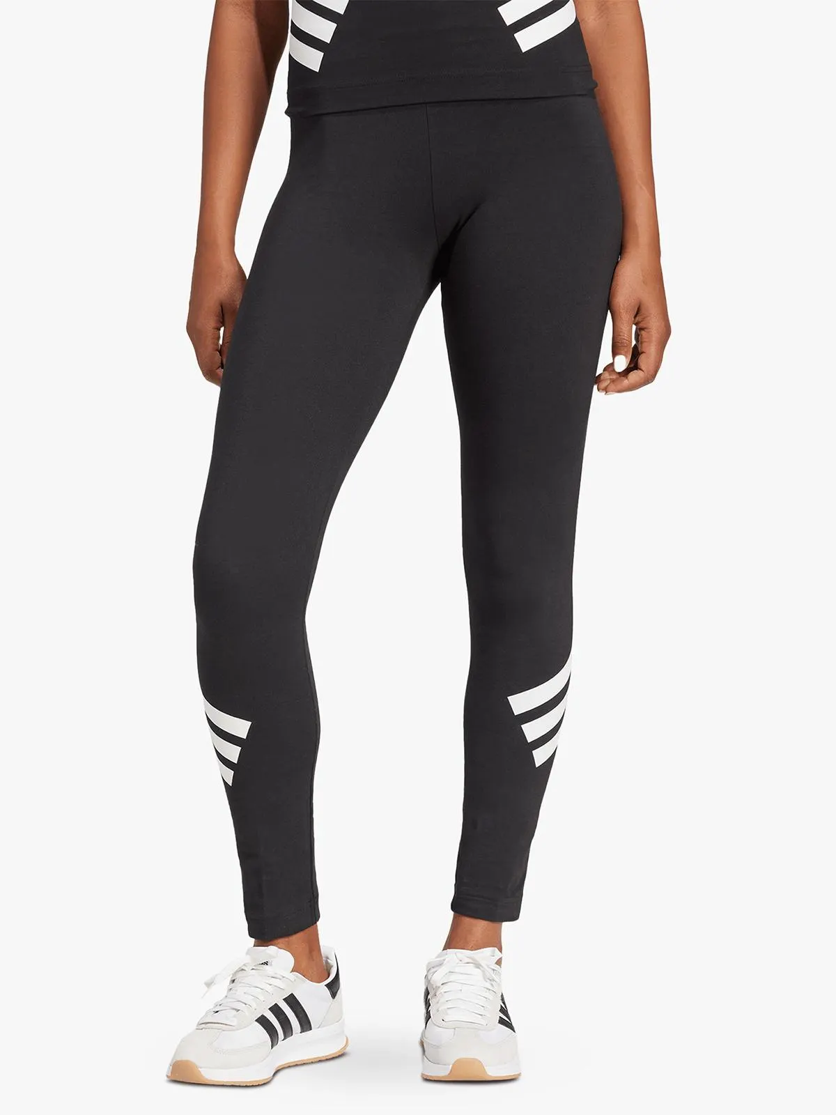 adidas Womens Future Icons 3-Stripes Black Leggings