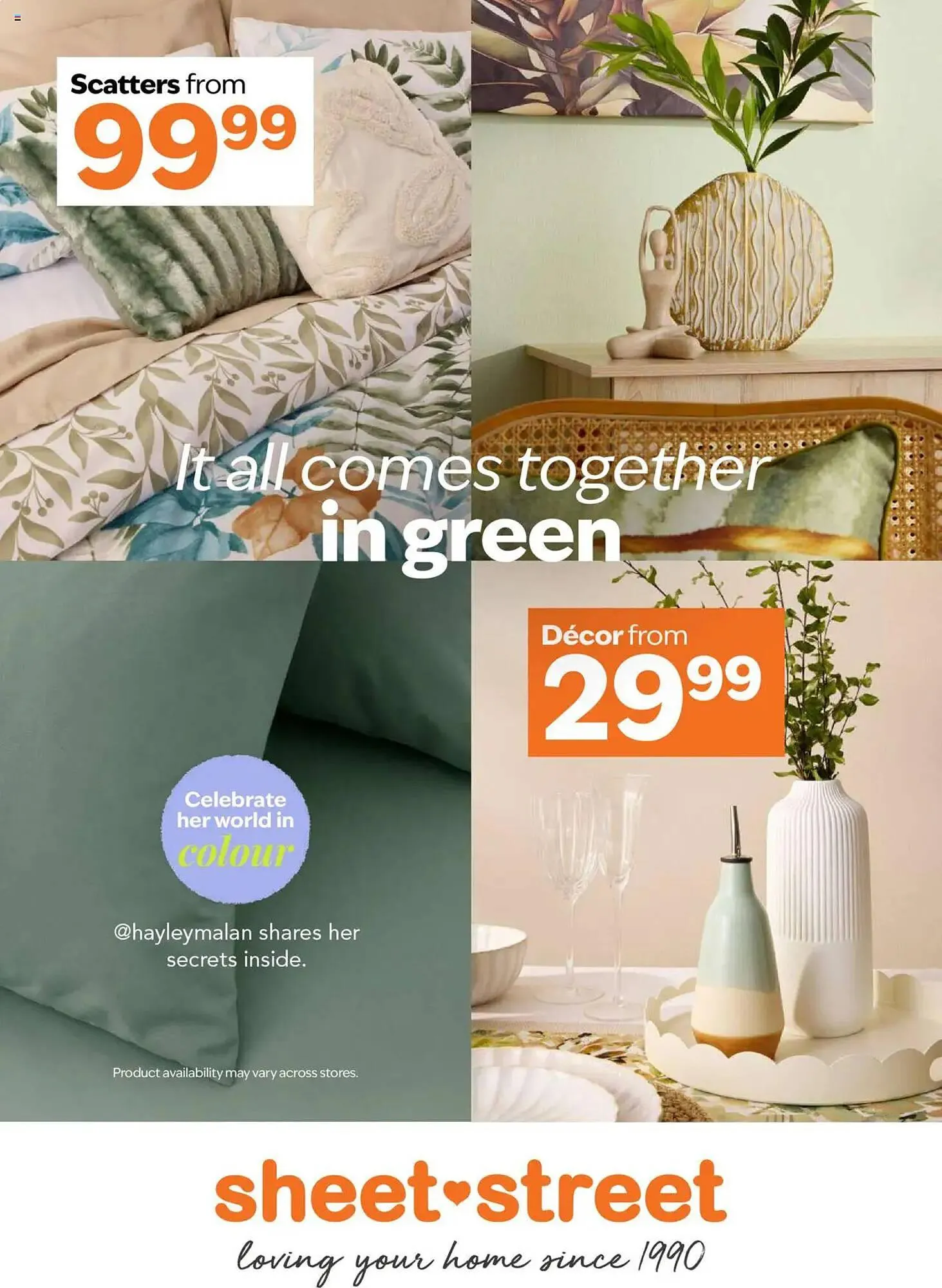 Sheet Street catalogue from 31 July to 30 September 2025 - Catalogue Page 1