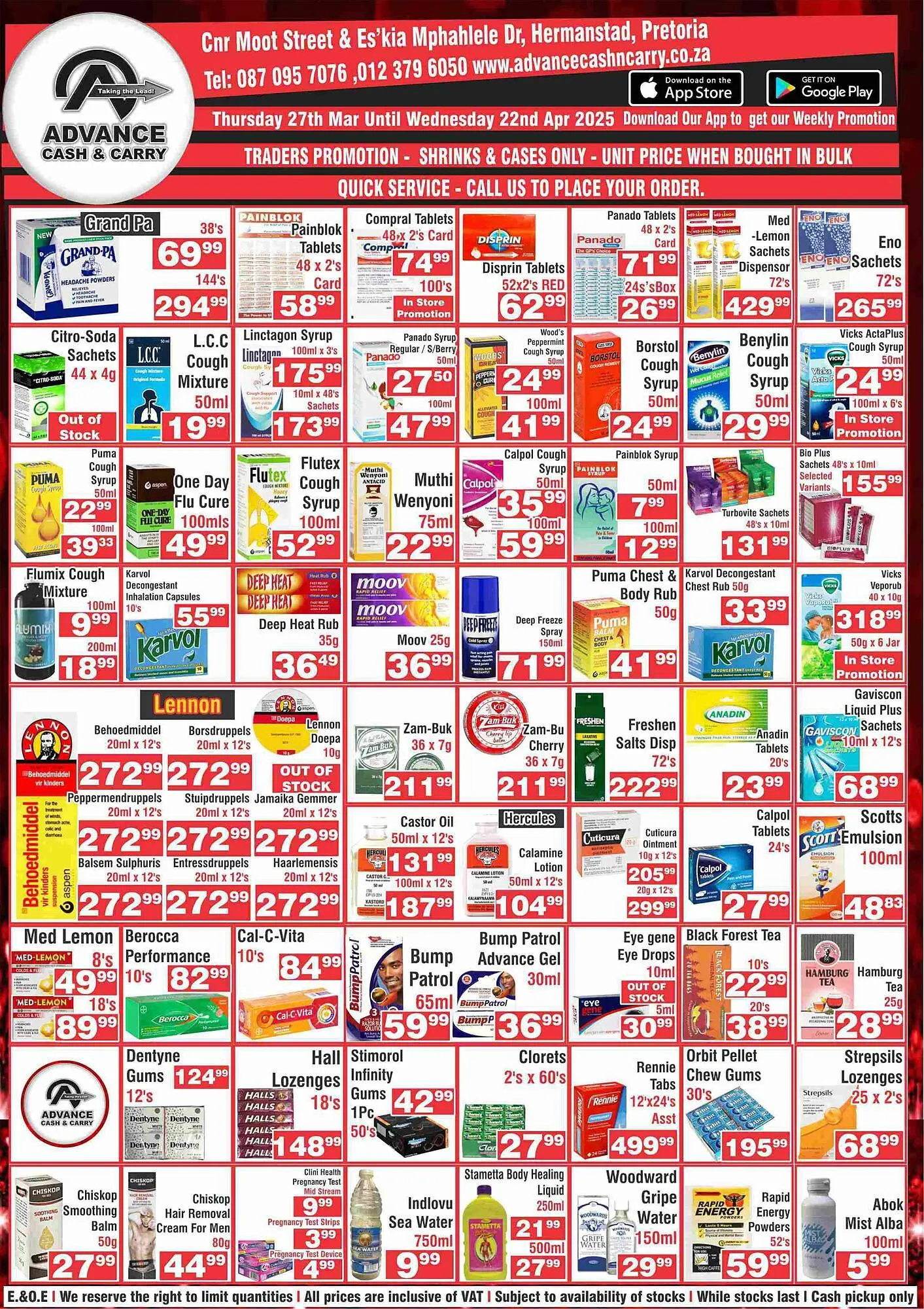 Advance Cash n Carry catalogue from 27 March to 2 April 2025 - Catalogue Page 12