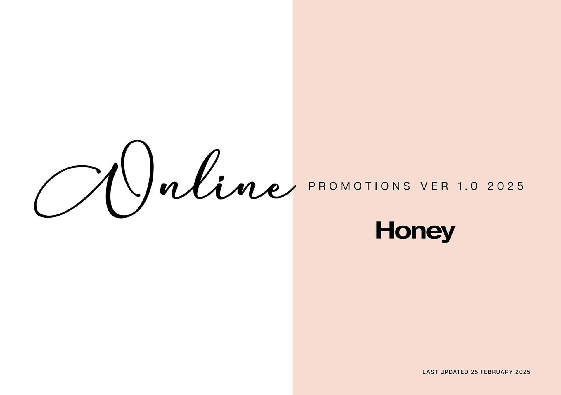 Honey Fashion Accessories catalogue from 3 March to 31 March 2025 - Catalogue Page 1