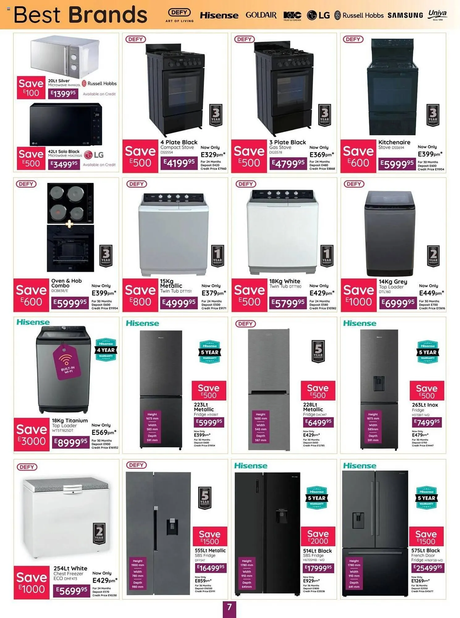 Bradlows catalogue from 21 October to 10 November 2024 - Catalogue Page 7