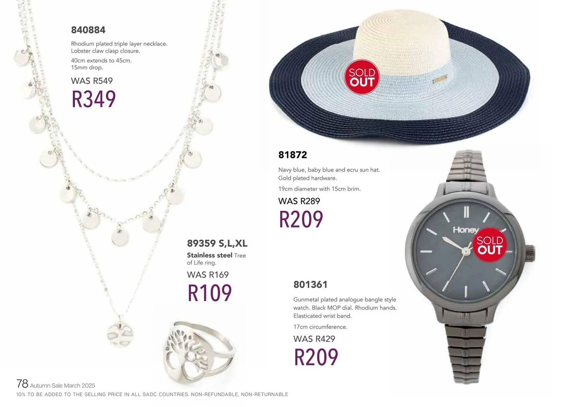 Honey Fashion Accessories catalogue from 2 July to 8 July 2025 - Catalogue Page 80