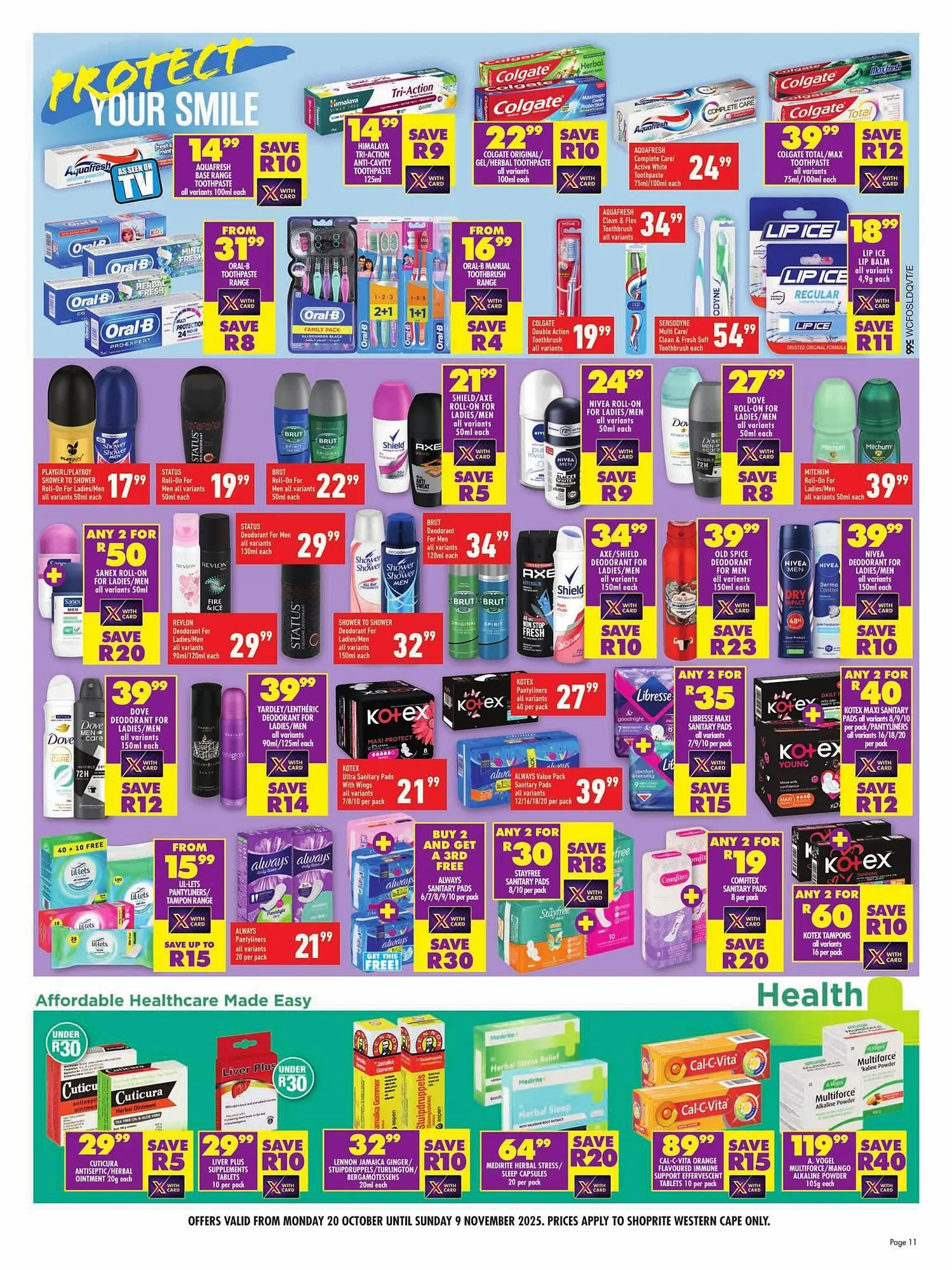 Shoprite catalogue from 20 October to 9 November 2025 - Catalogue Page 11