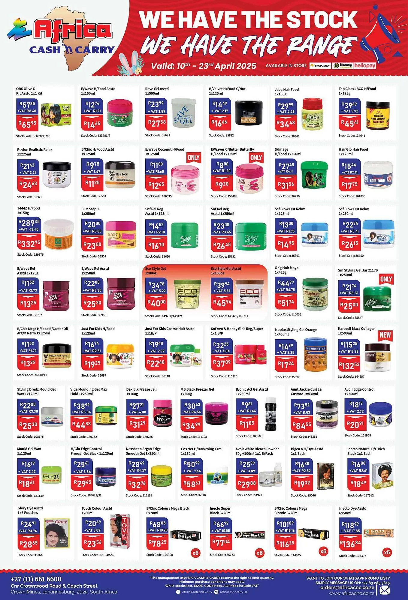 Africa Cash and Carry catalogue from 10 April to 23 April 2025 - Catalogue Page 2