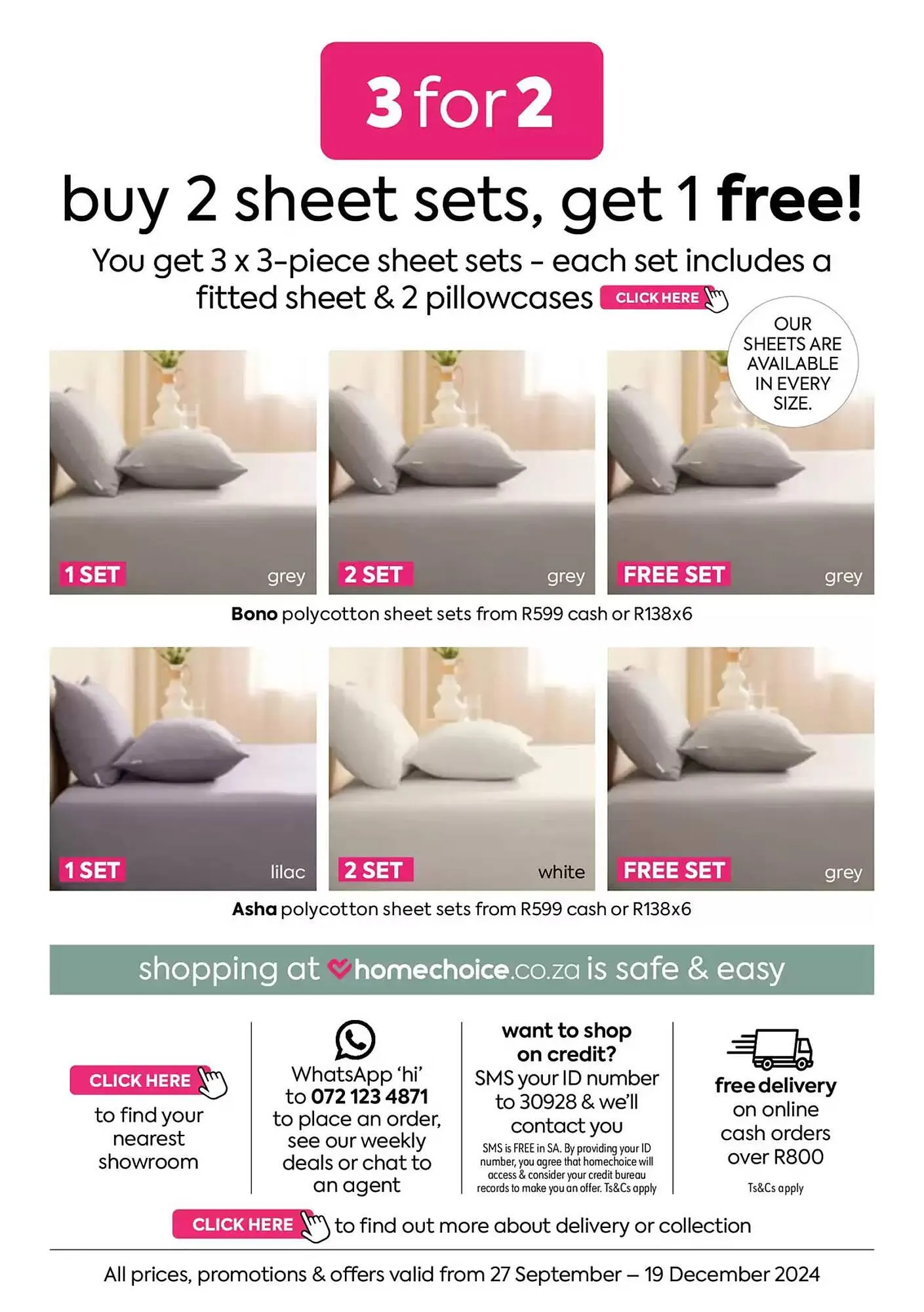 HomeChoice catalogue from 3 October to 19 December 2024 - Catalogue Page 9