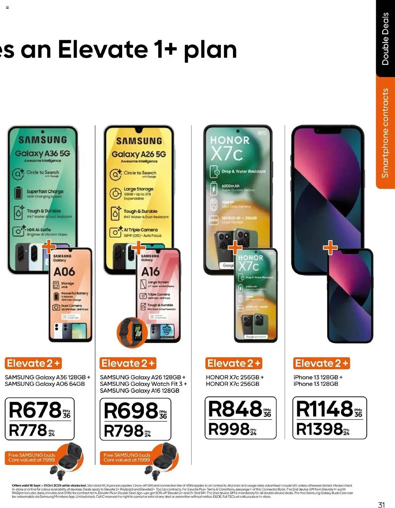Cell C catalogue from 16 September to 31 October 2025 - Catalogue Page 31