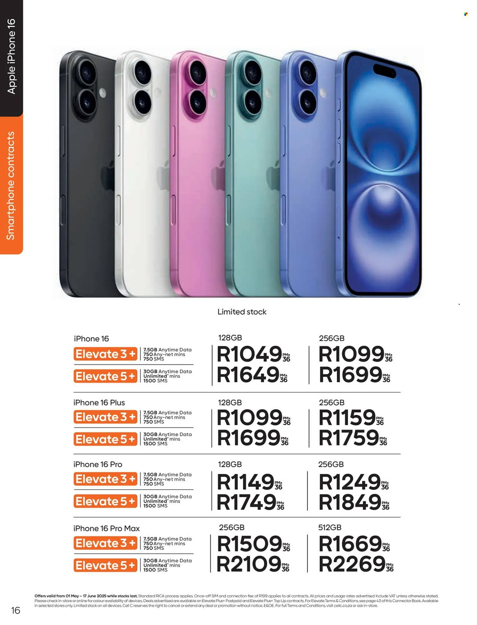 Cell C catalogue from 1 May to 17 June 2025 - Catalogue Page 16