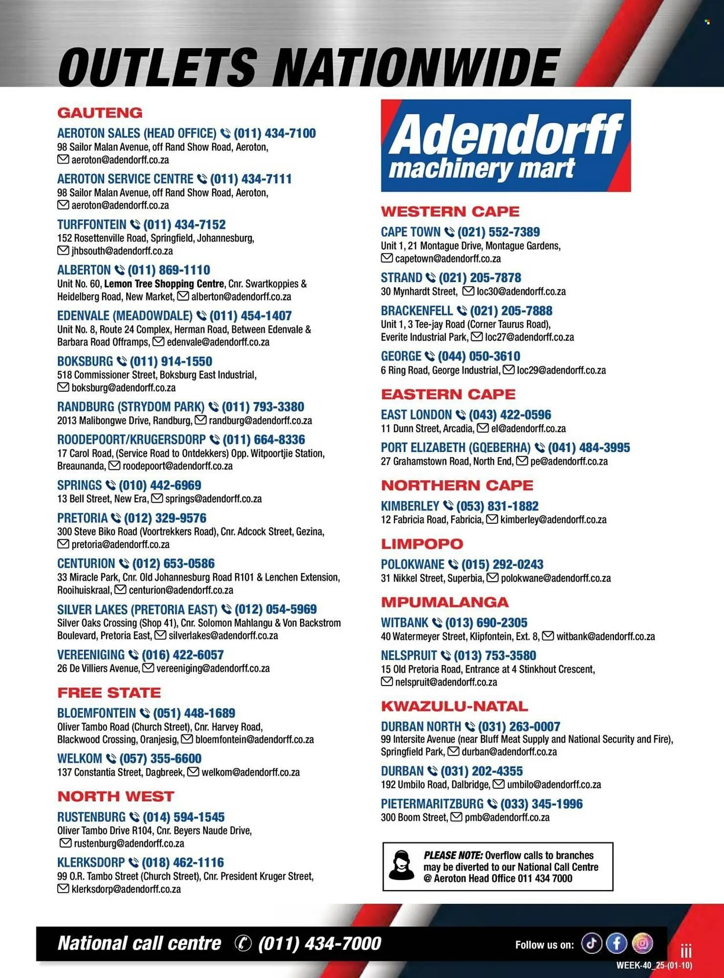 Adendorff Machinery Mart catalogue from 1 October to 31 October 2025 - Catalogue Page 3