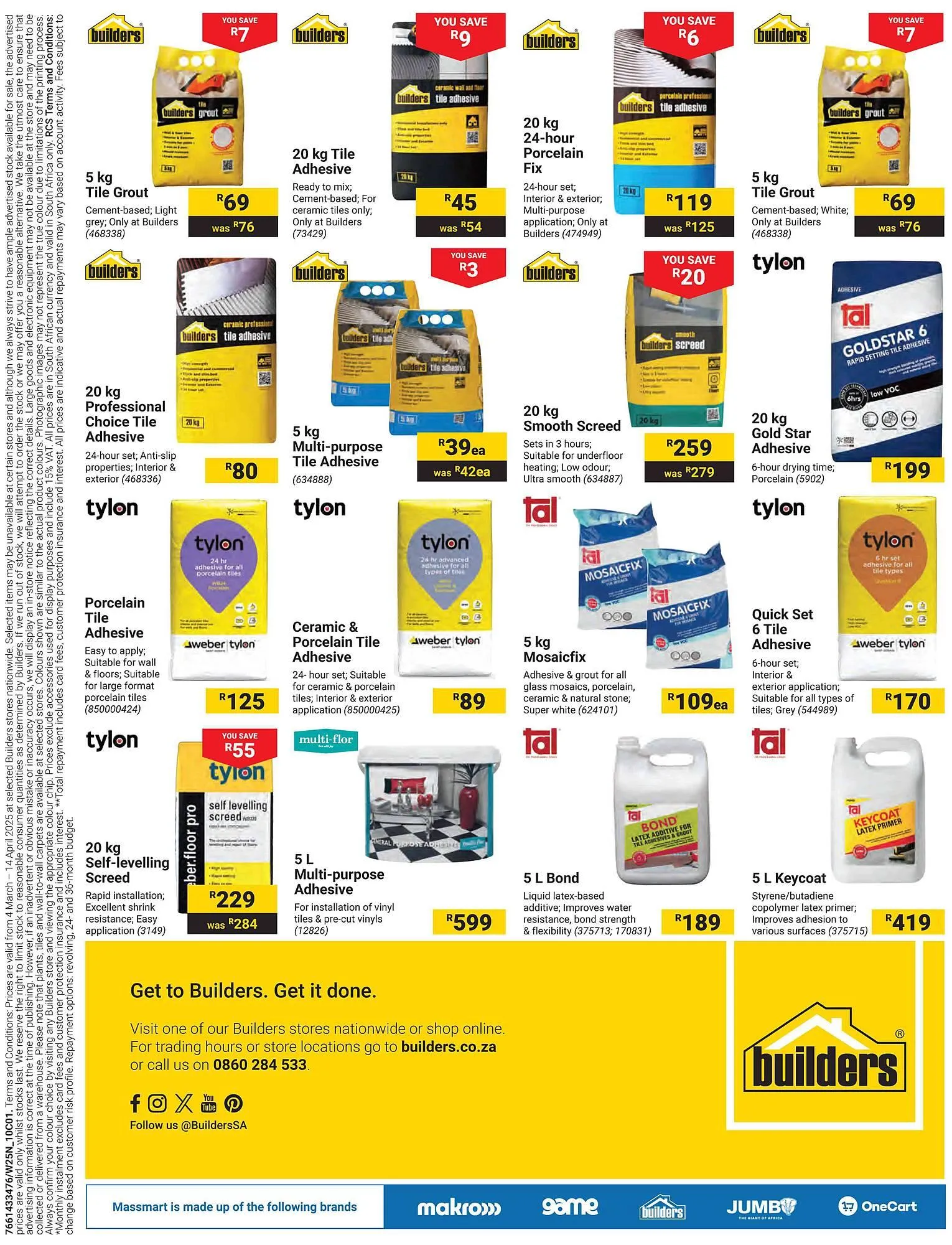 Builders Warehouse catalogue from 4 March to 14 April 2025 - Catalogue Page 14