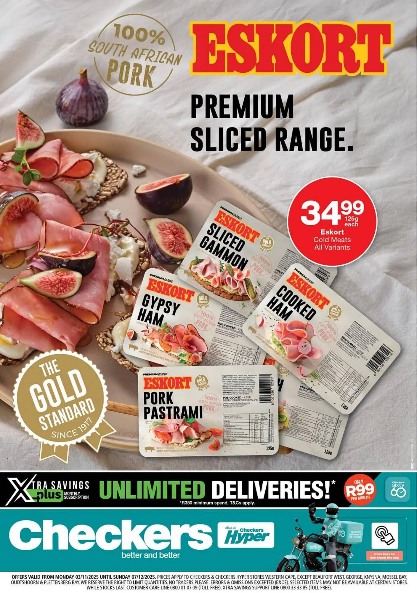 Checkers catalogue from 3 November to 7 December 2025 - Catalogue Page 1