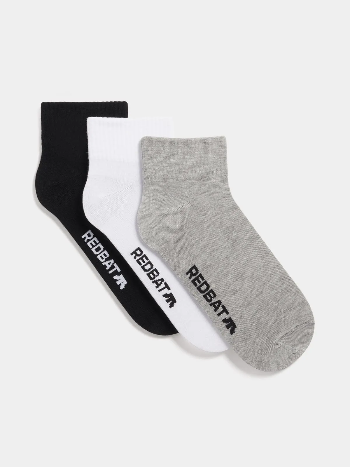 Redbat Unisex Tennis Black/White/Grey 4-7