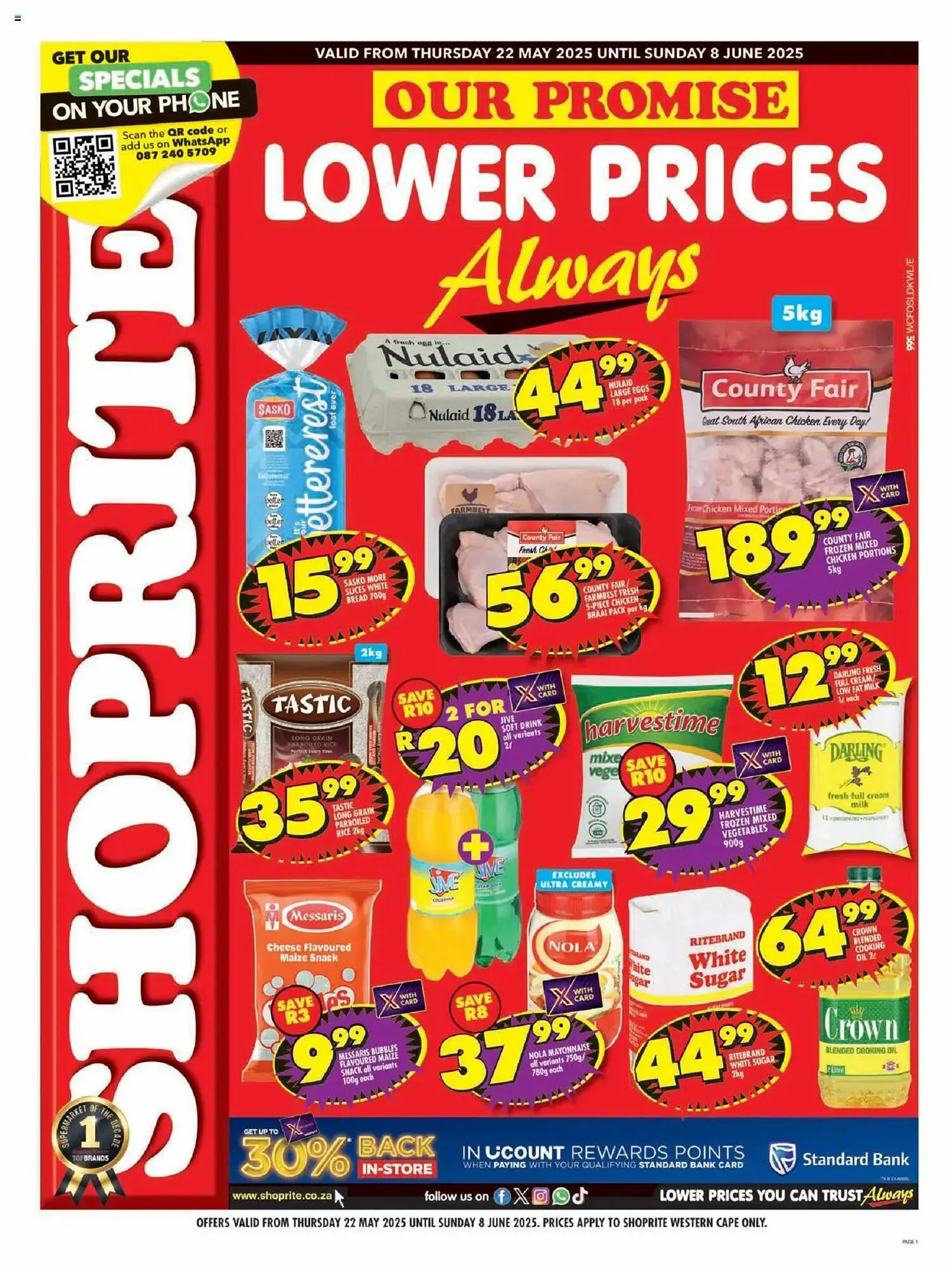 Shoprite catalogue from 22 May to 8 June 2025 - Catalogue Page 1