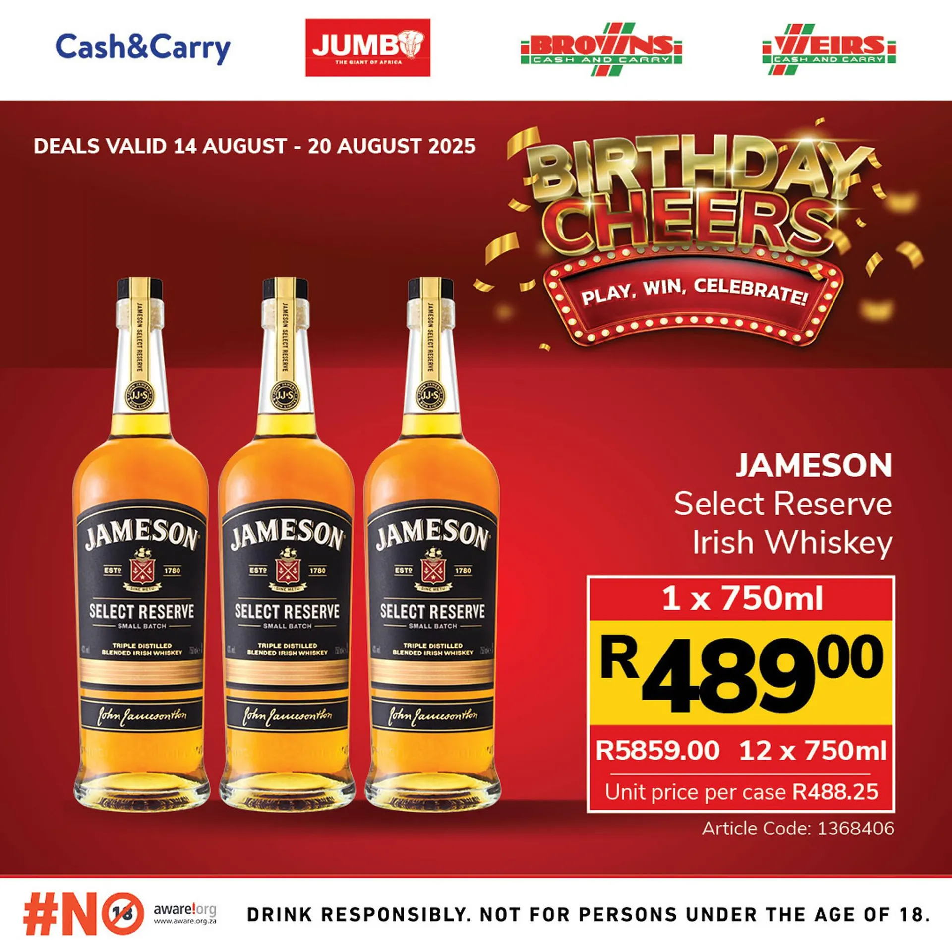 Jumbo catalogue from 14 August to 20 August 2025 - Catalogue Page 1