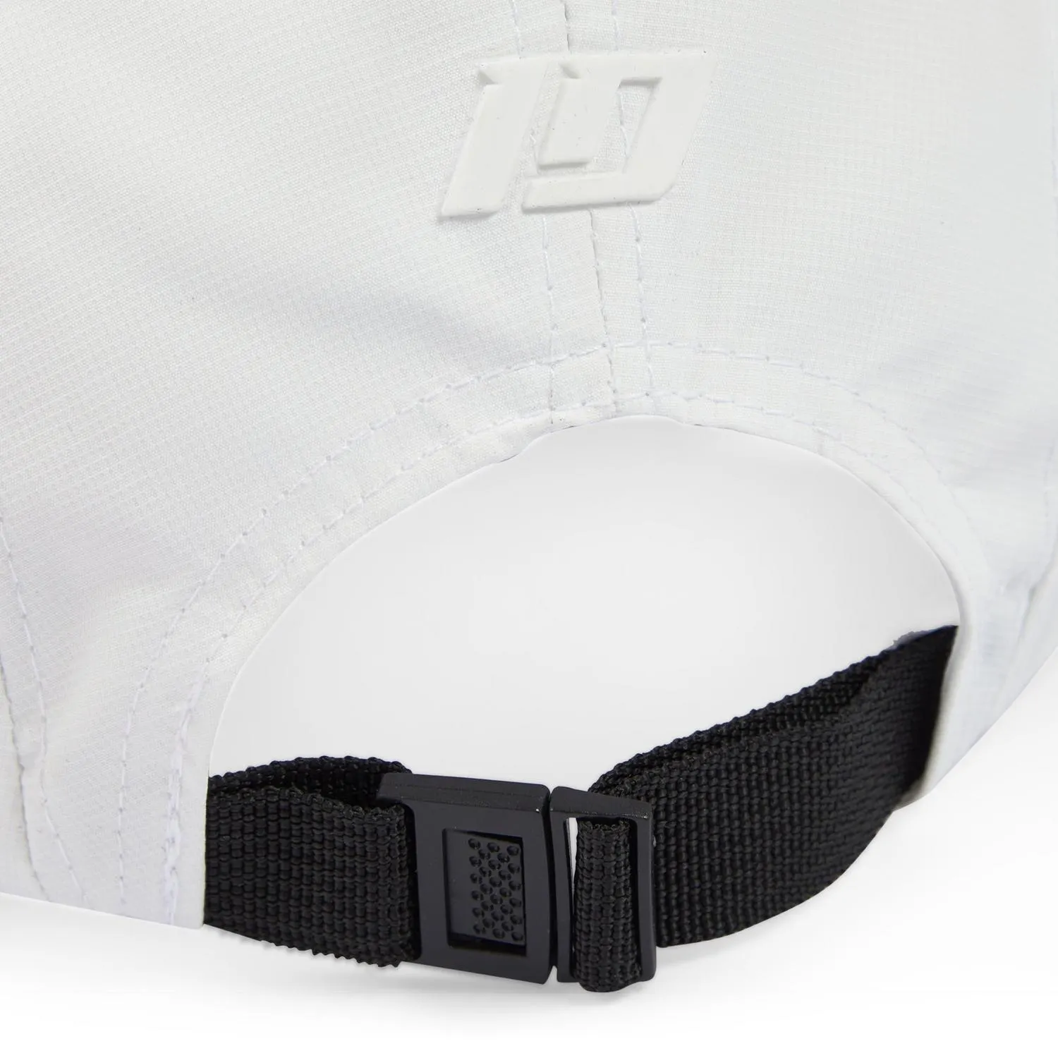 White Techno Peak Cap