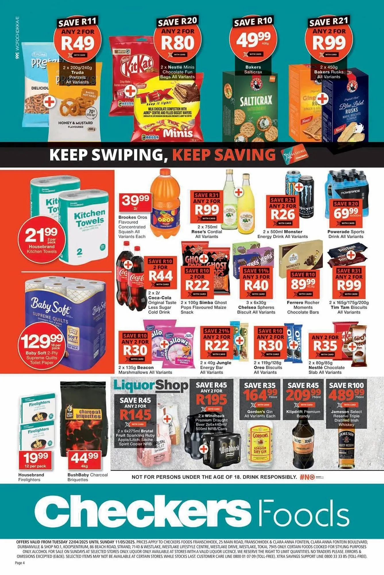 Checkers catalogue from 22 April to 11 May 2025 - Catalogue Page 4