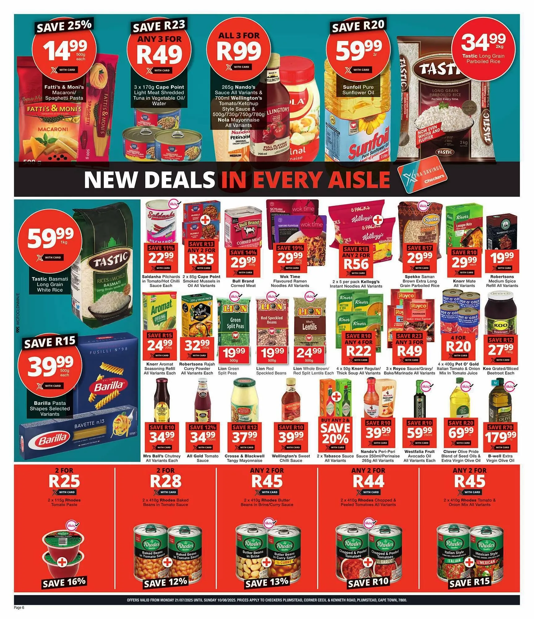Checkers catalogue from 21 July to 10 August 2025 - Catalogue Page 6