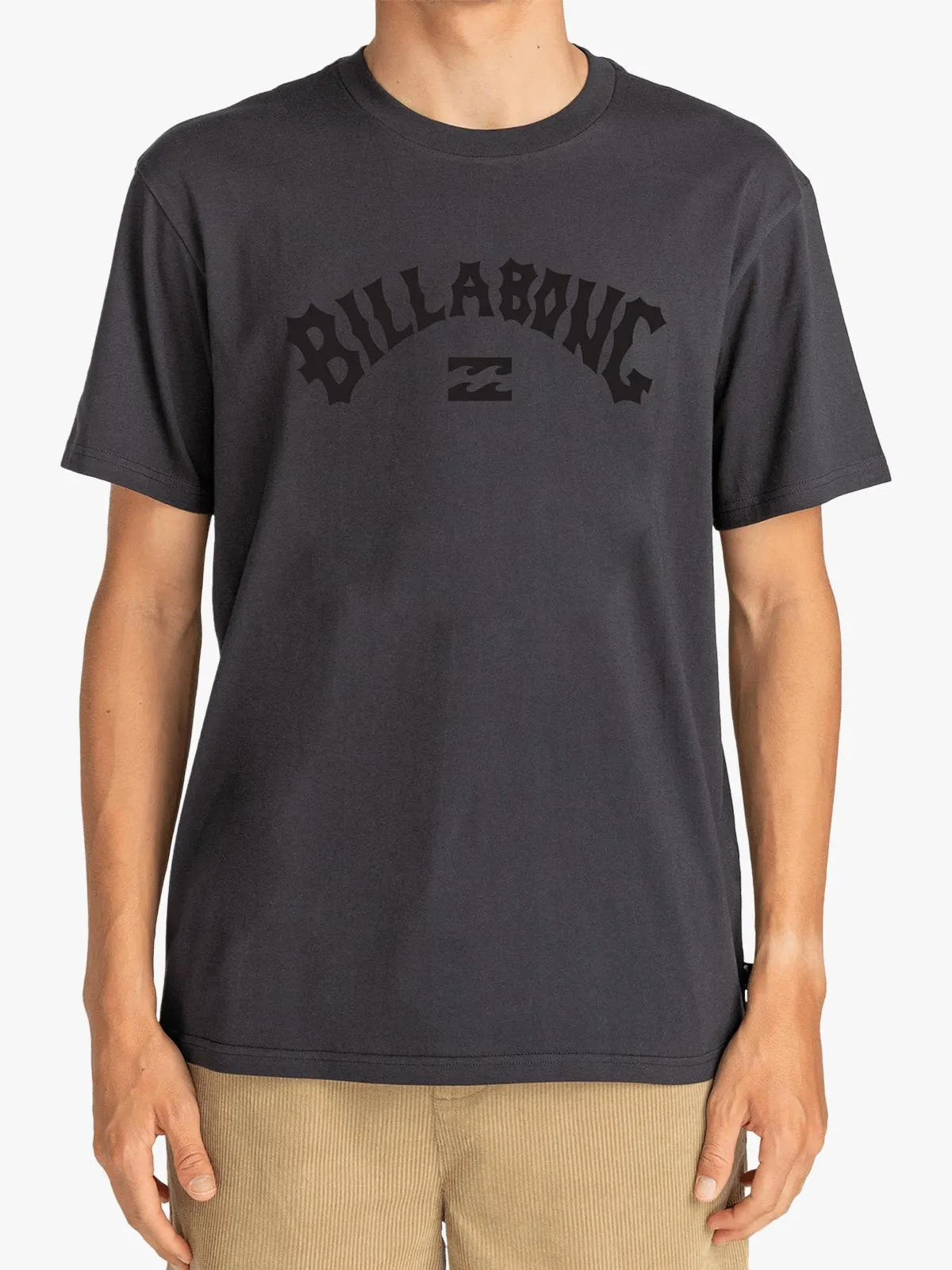Men's Billabong Black Arch Wave Short Sleeve T-Shirt