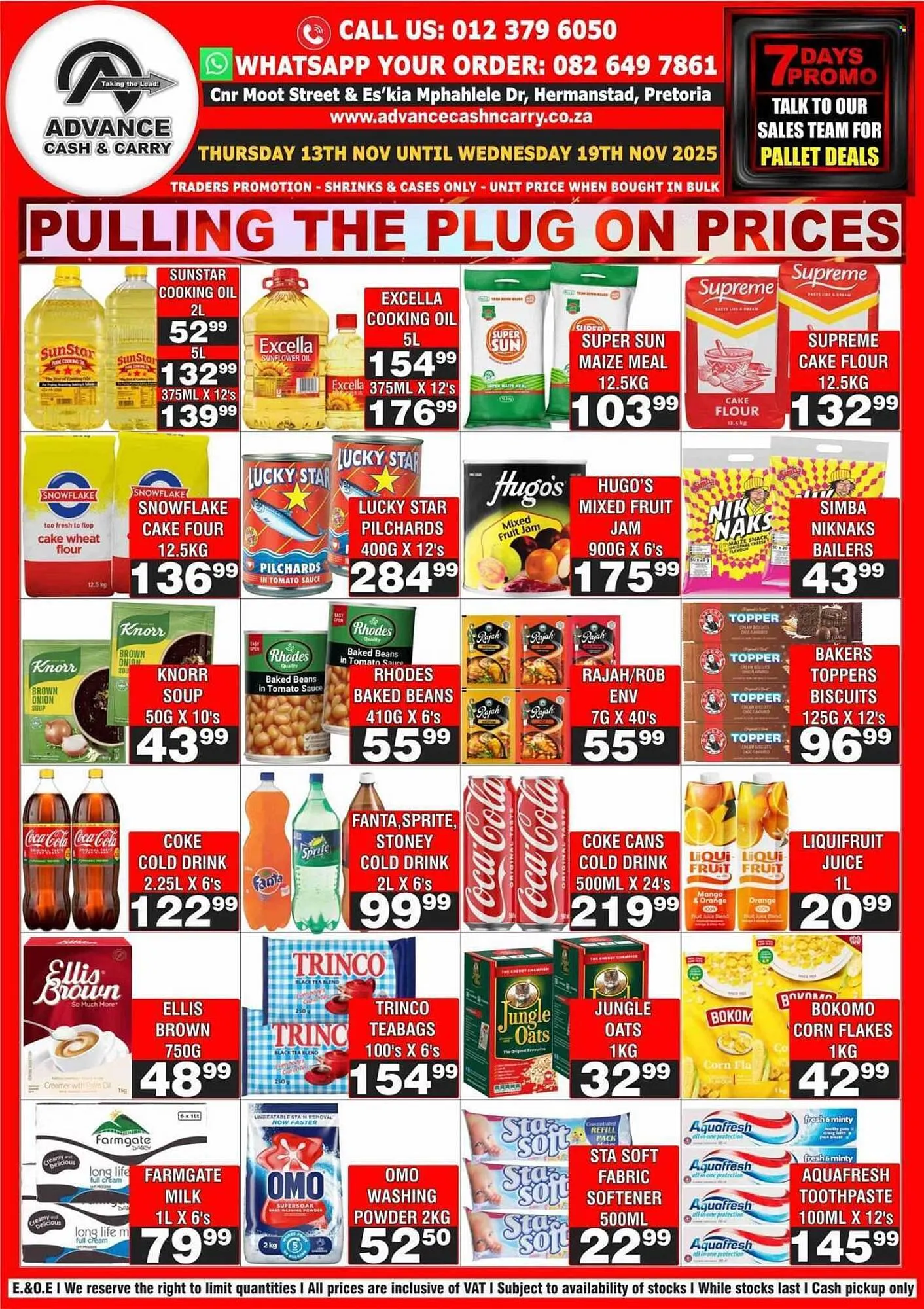 Advance Cash n Carry catalogue from 13 November to 19 November 2025 - Catalogue Page 1