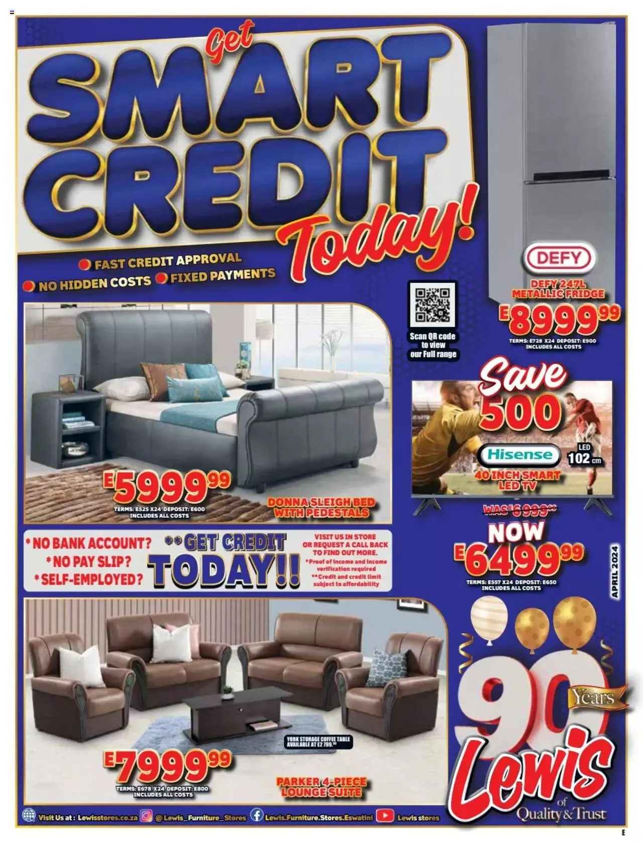 Lewis Stores - Eswatini Specials from 15 April to 18 May 2024 - Catalogue Page 1