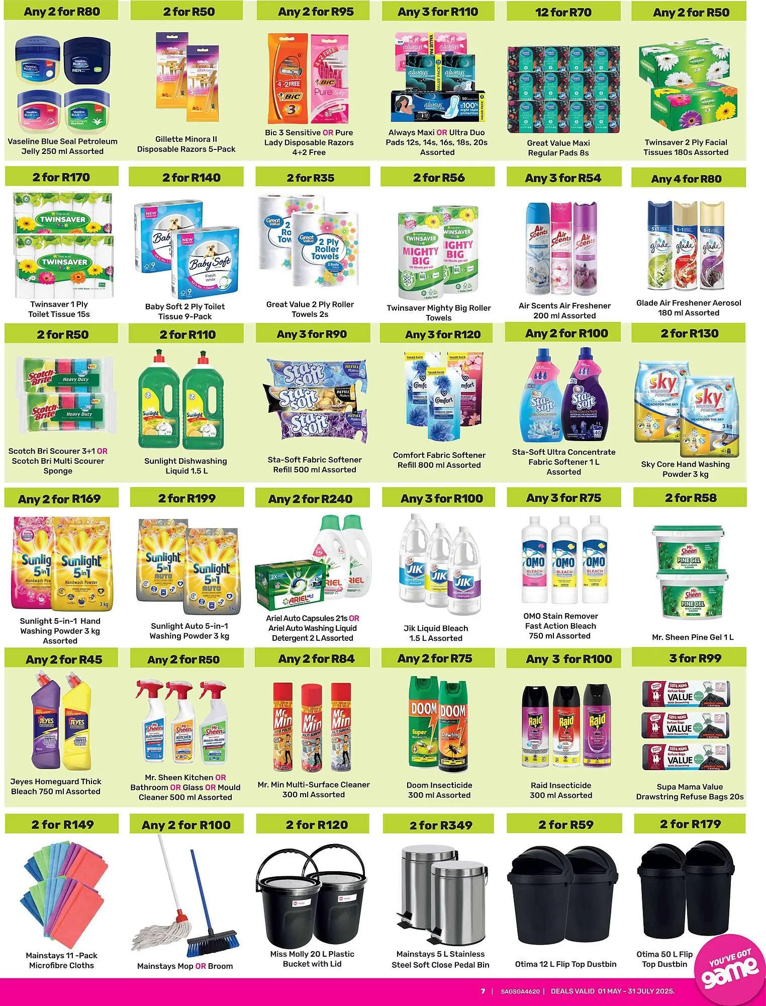 Game catalogue from 1 May to 31 July 2025 - Catalogue Page 7