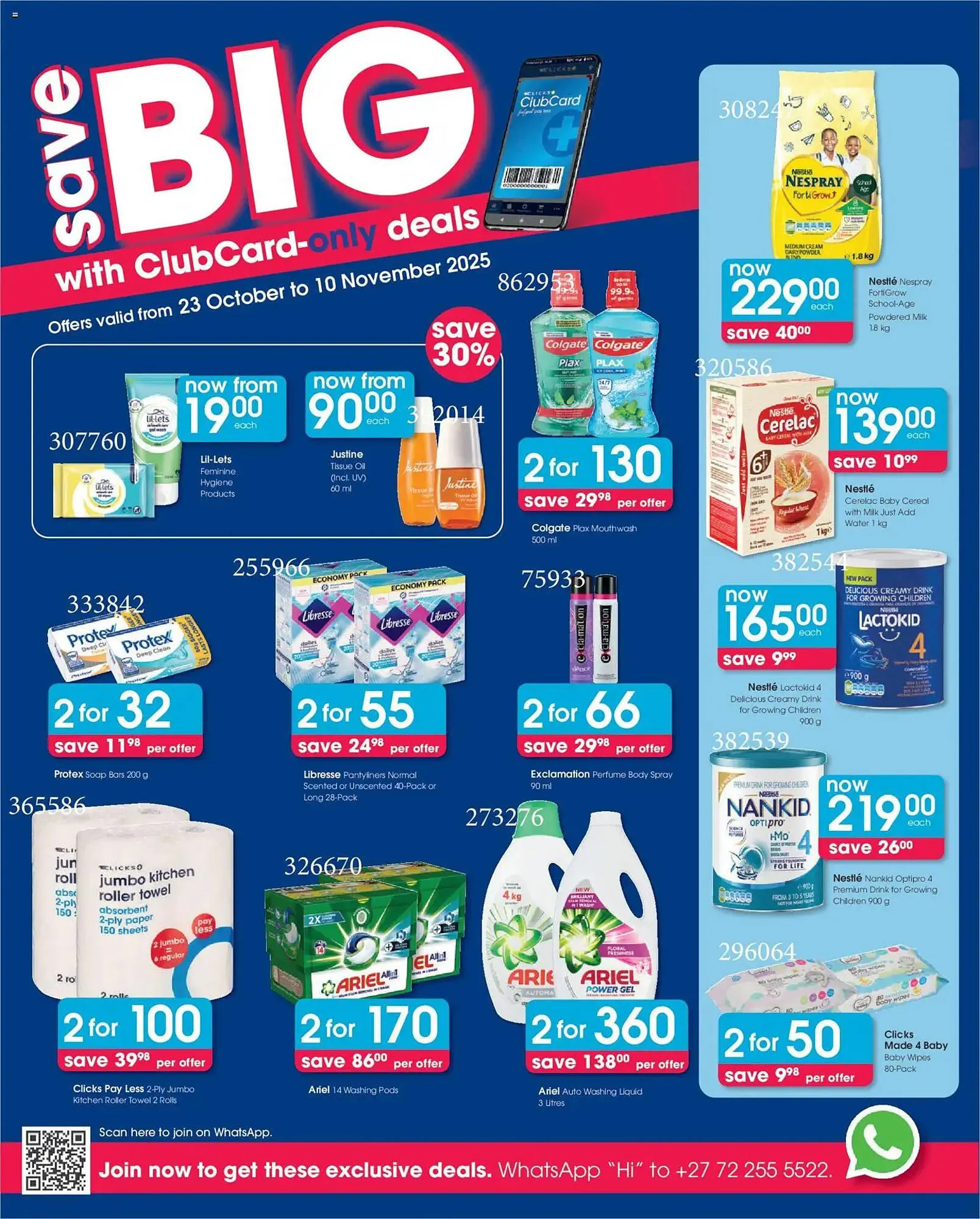 Clicks catalogue from 23 October to 10 November 2025 - Catalogue Page 8