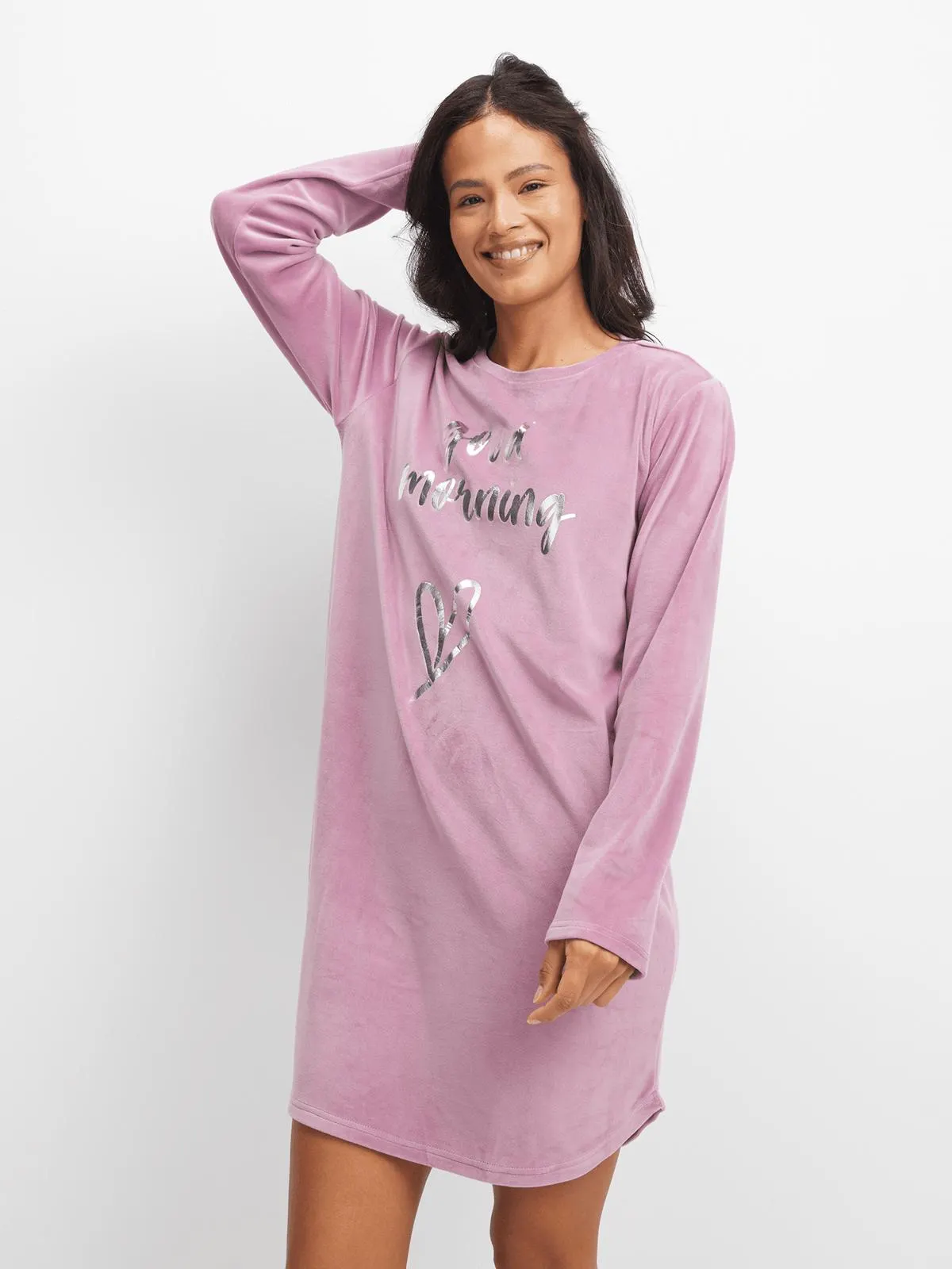 Jet Women's Burgundy Good Morning Sleepshirt