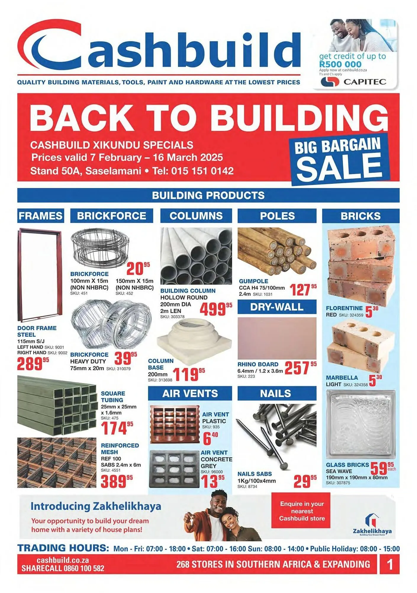 Cashbuild catalogue - 1