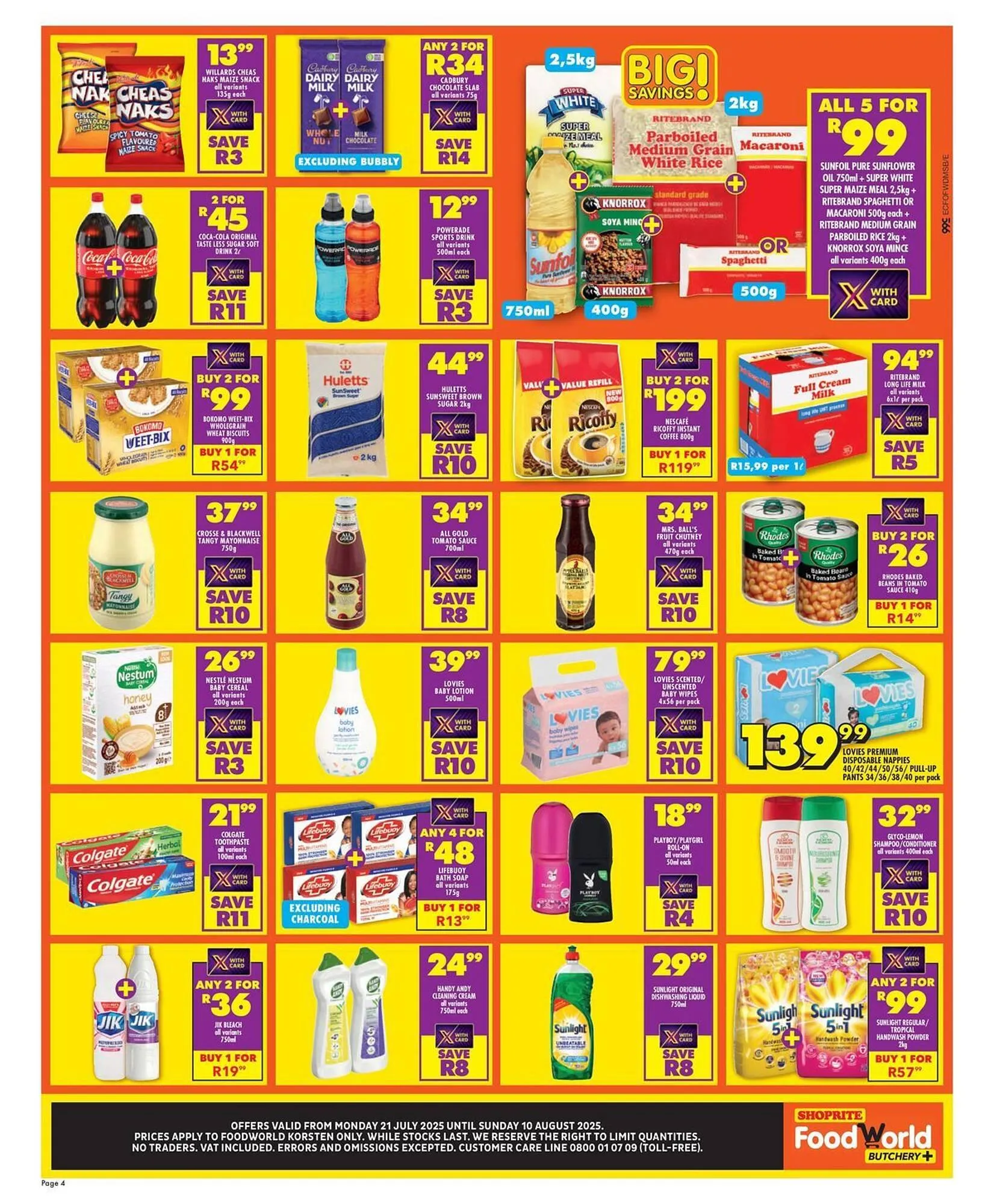 Shoprite catalogue from 26 July to 10 August 2025 - Catalogue Page 3