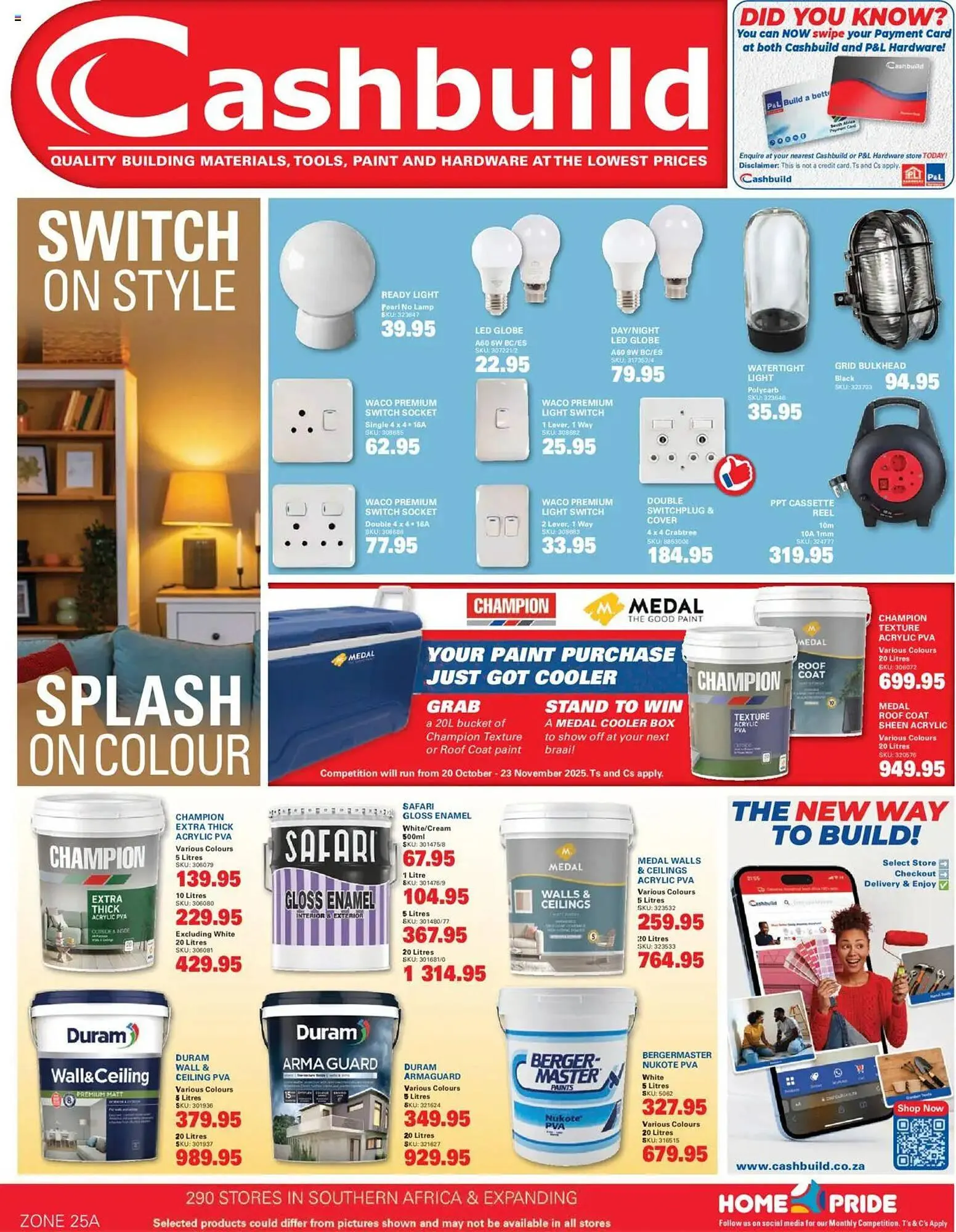 Cashbuild catalogue from 20 October to 23 November 2025 - Catalogue Page 1