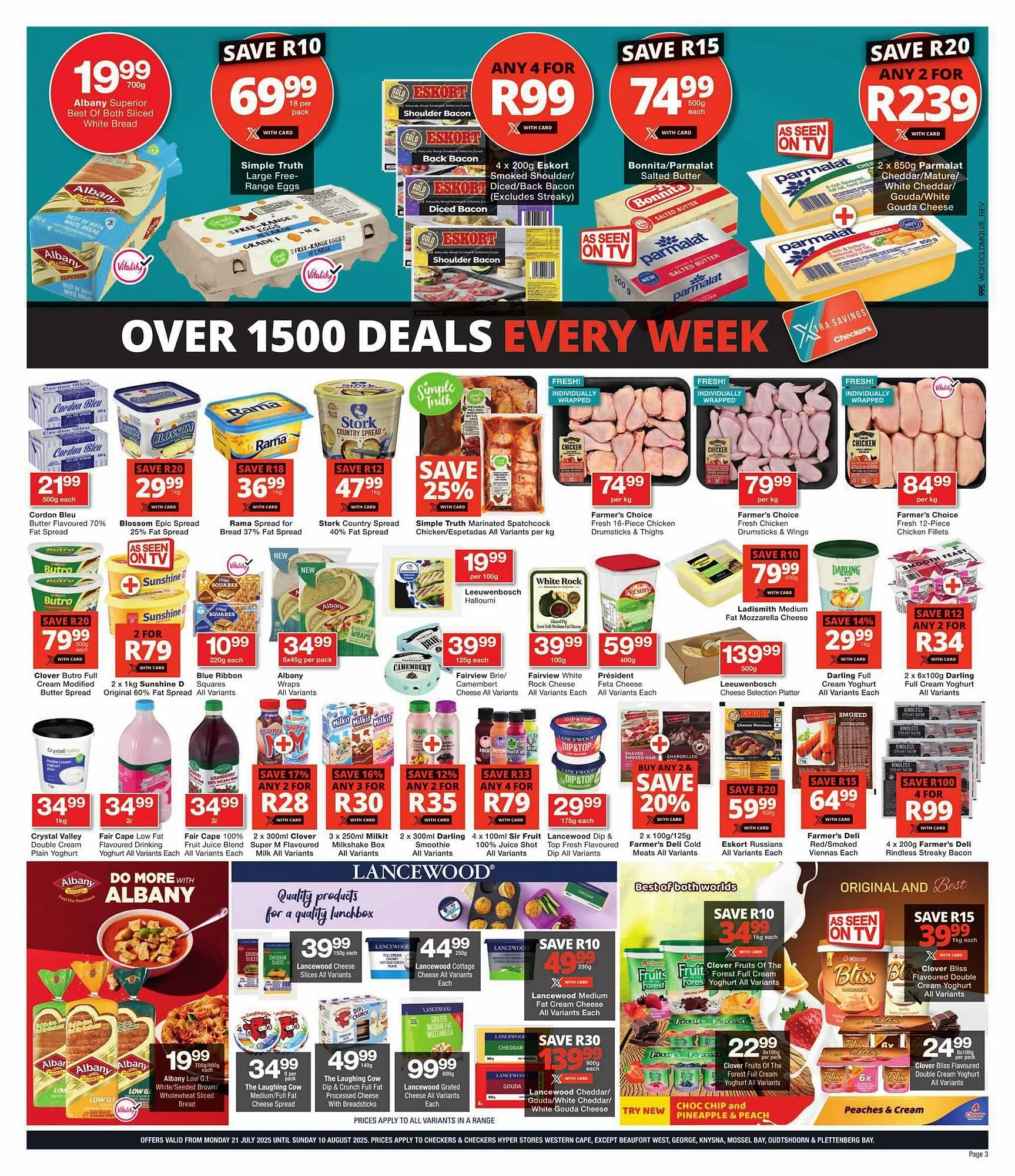 Checkers catalogue from 21 July to 10 August 2025 - Catalogue Page 3