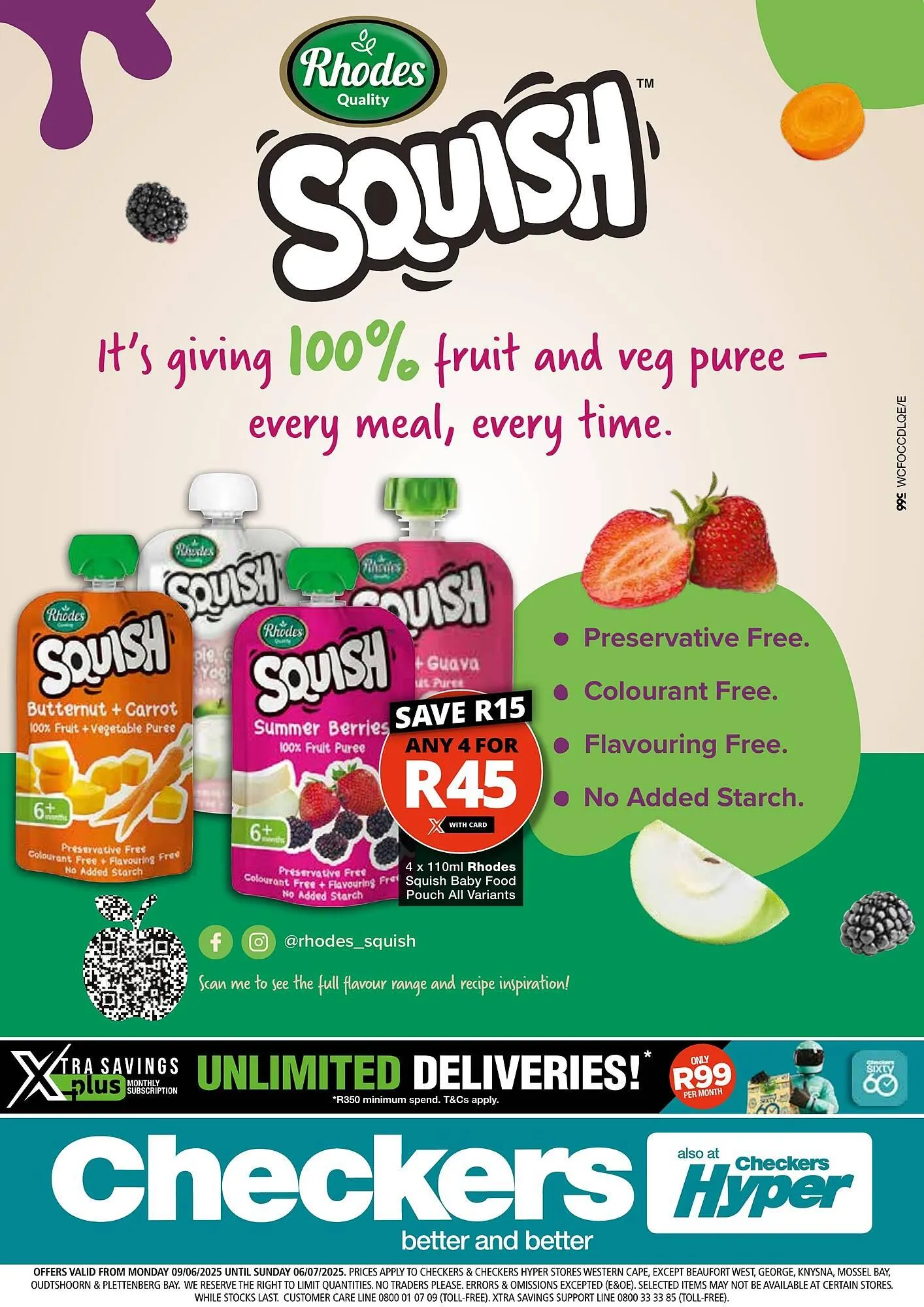 Checkers catalogue from 9 June to 6 July 2025 - Catalogue Page 1