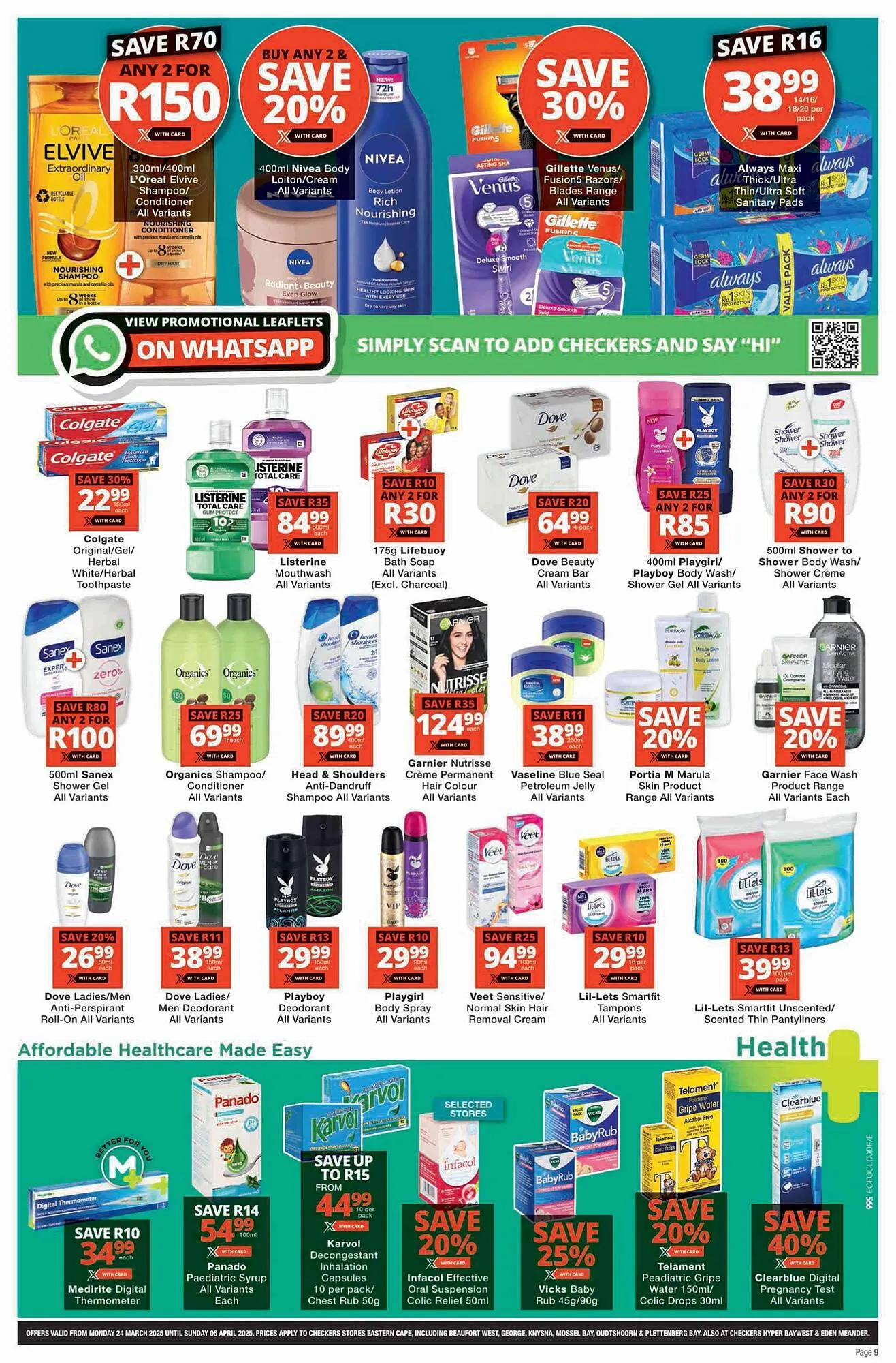 Checkers catalogue from 24 March to 6 April 2025 - Catalogue Page 9