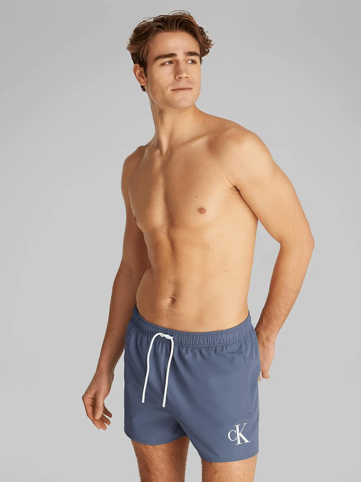 Men's Calvin Klein Grey Drawstring Shorts