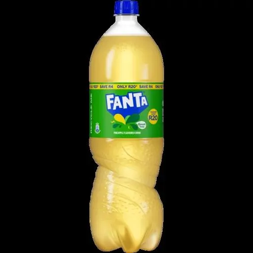 Fanta Pineapple Flavoured Sparkling Drink 2L