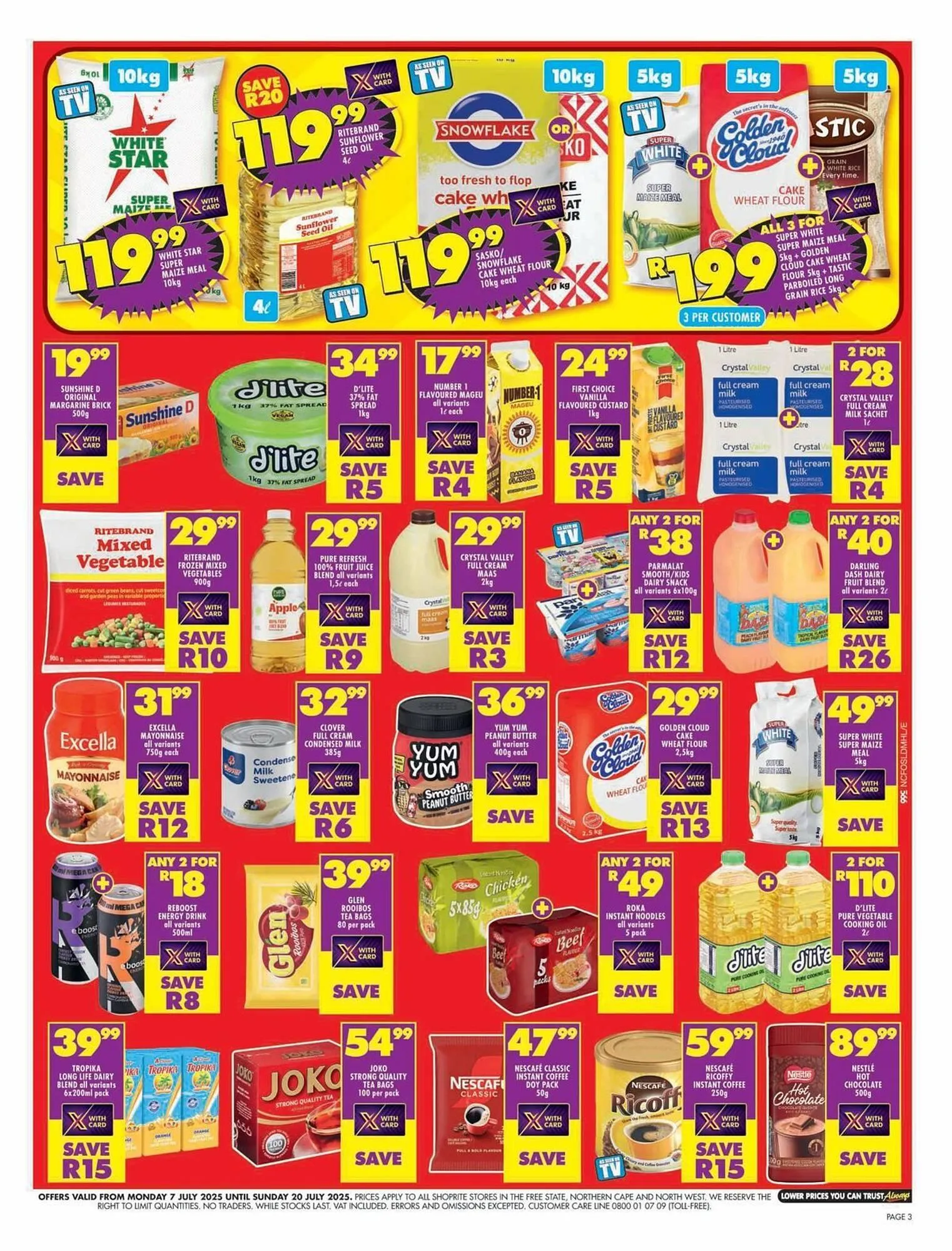 Shoprite catalogue from 7 July to 20 July 2025 - Catalogue Page 3