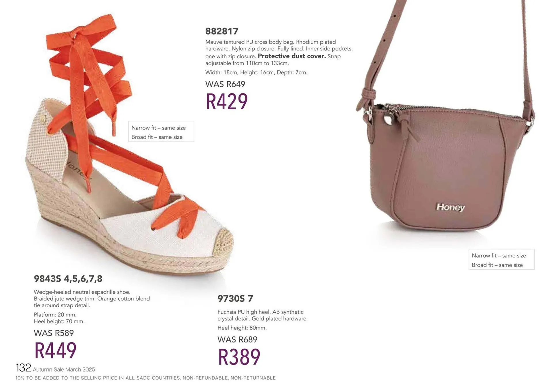 Honey Fashion Accessories catalogue from 6 June to 12 June 2025 - Catalogue Page 134