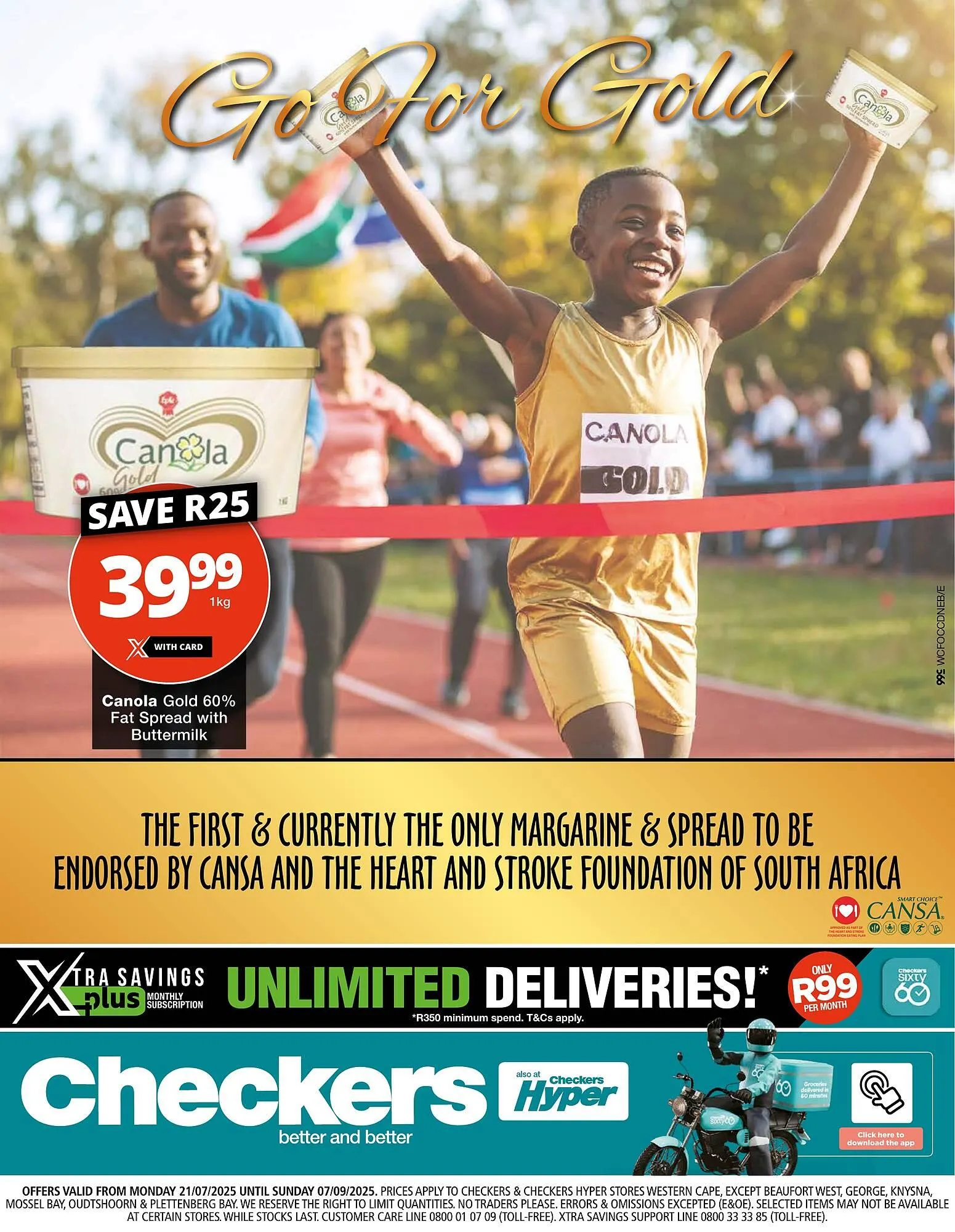 Checkers catalogue from 21 July to 7 September 2025 - Catalogue Page 1