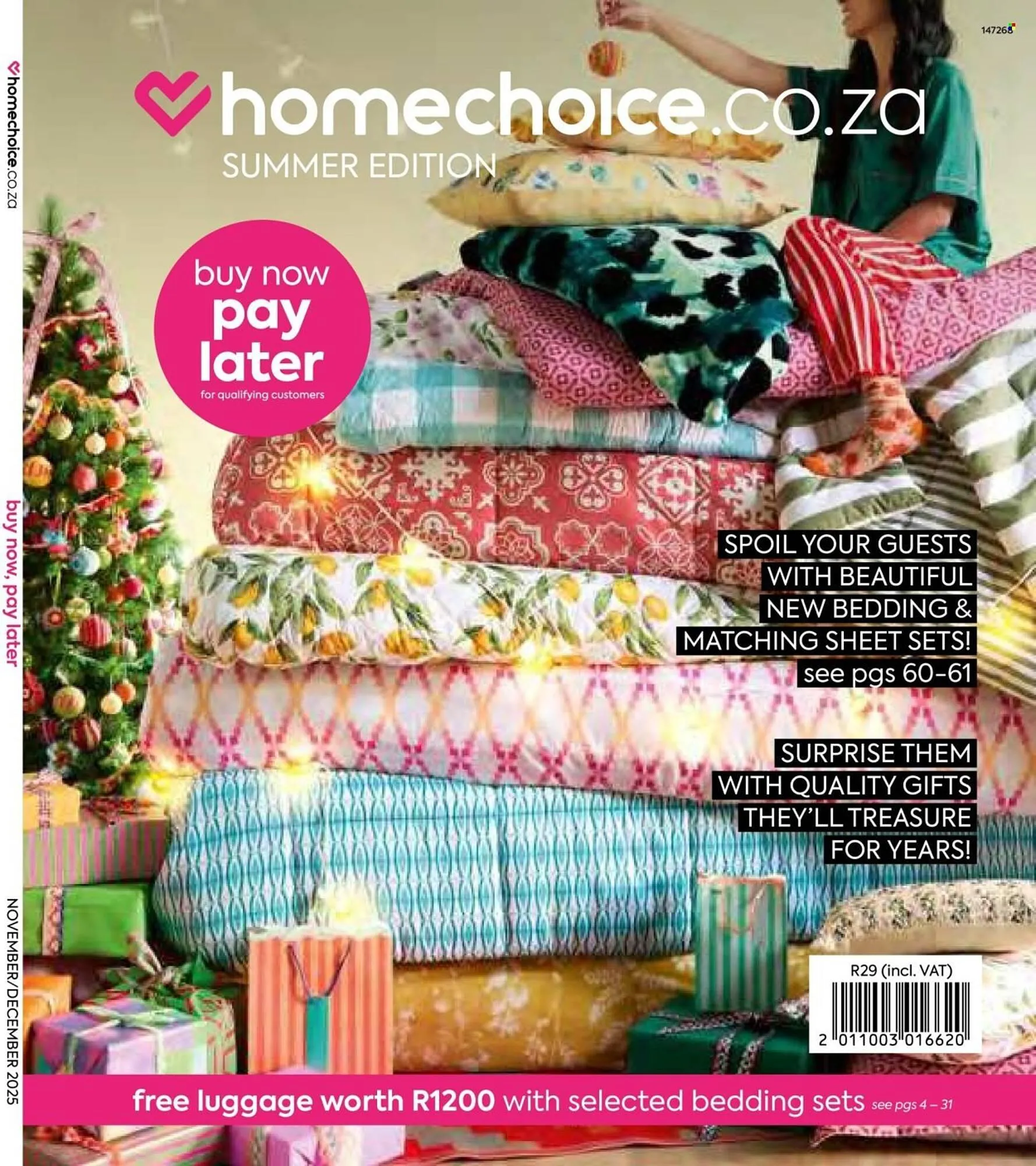 HomeChoice catalogue from 1 November to 31 December 2025 - Catalogue Page 1