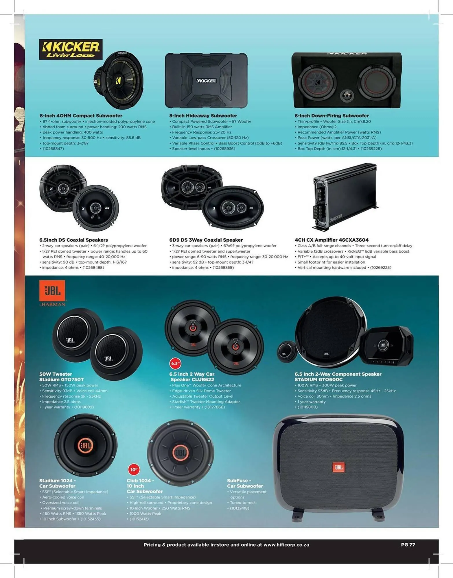 HiFi Corp catalogue from 24 September to 31 October 2025 - Catalogue Page 77