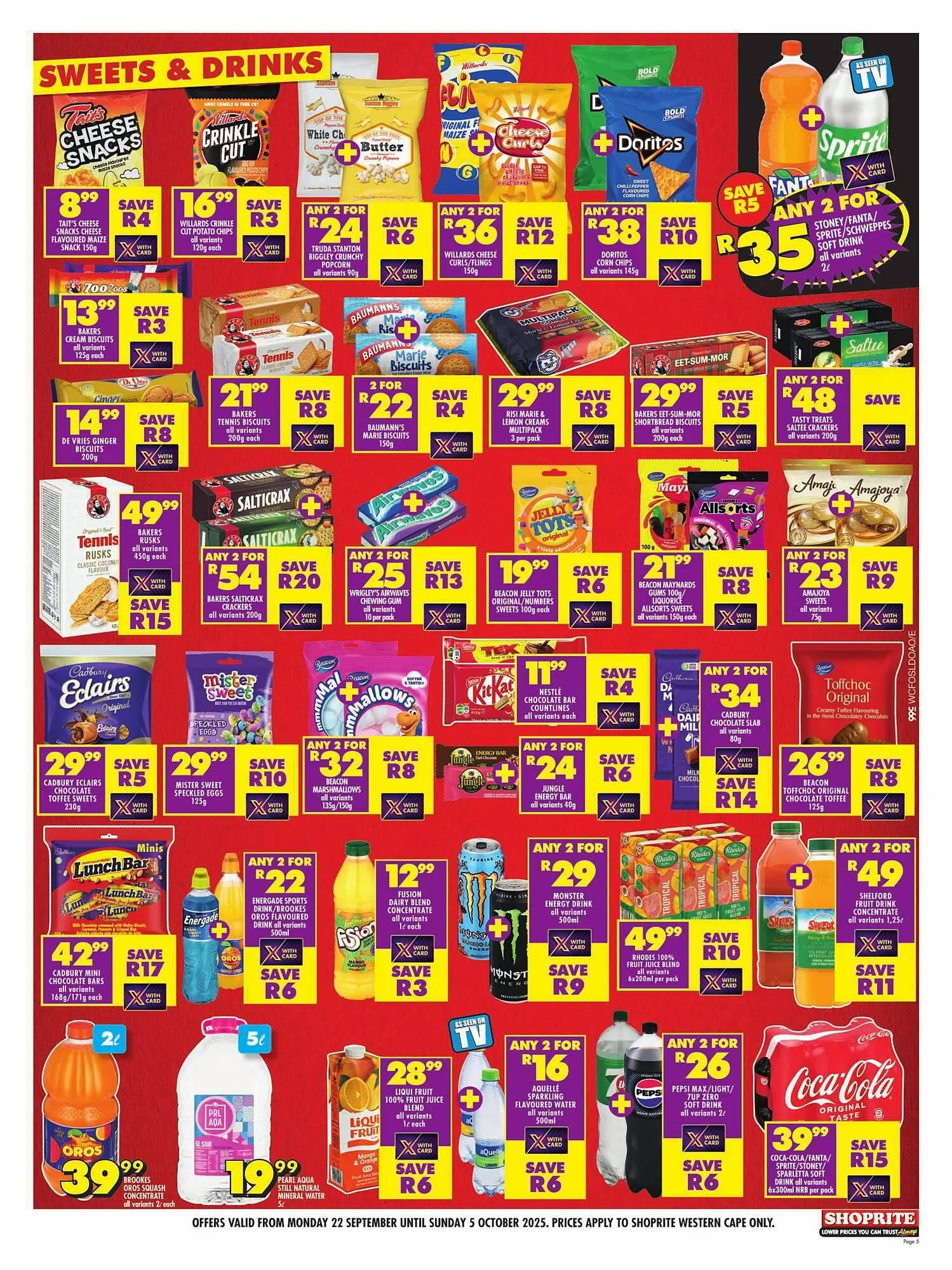 Shoprite catalogue from 22 September to 12 October 2025 - Catalogue Page 5