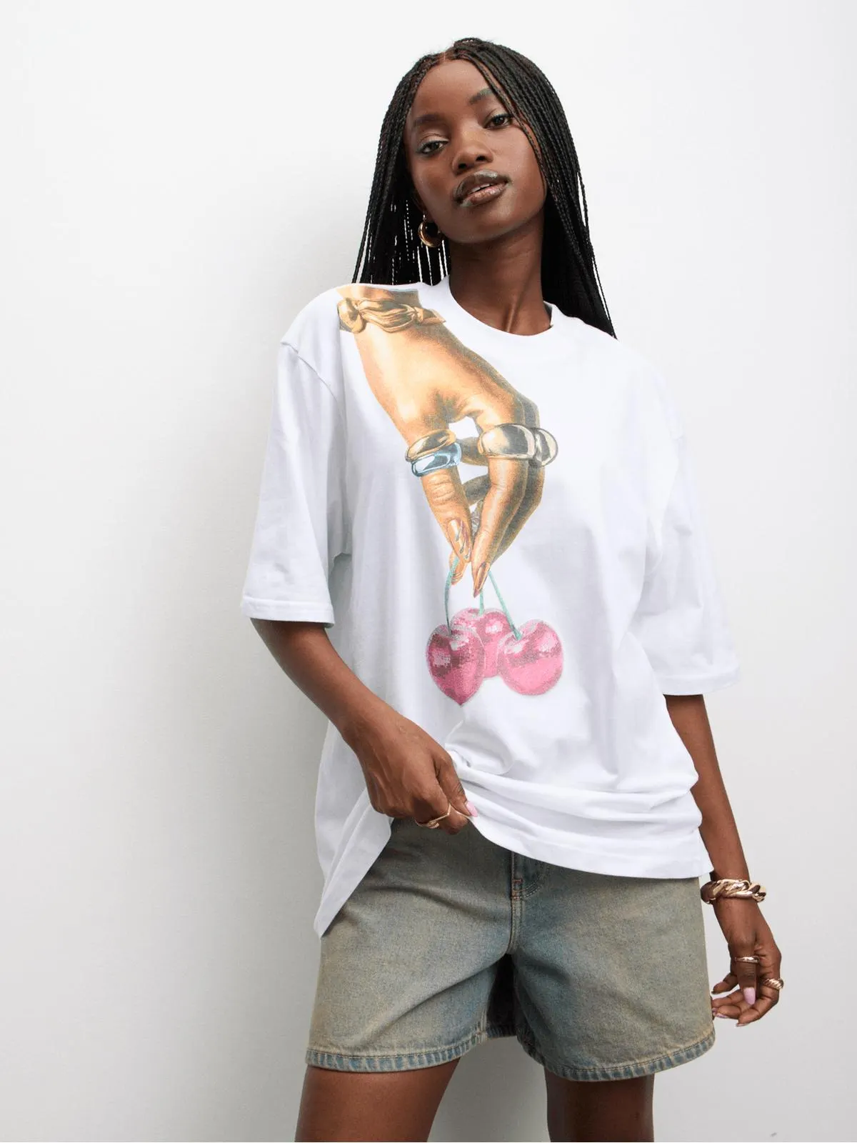 The FIX Women's Light Wash Vintage 90's Denim Shorts